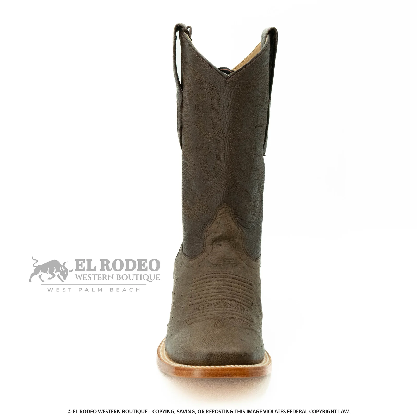 Men Los Altos Smooth Ostrich Boots H827G9707 - Image 3