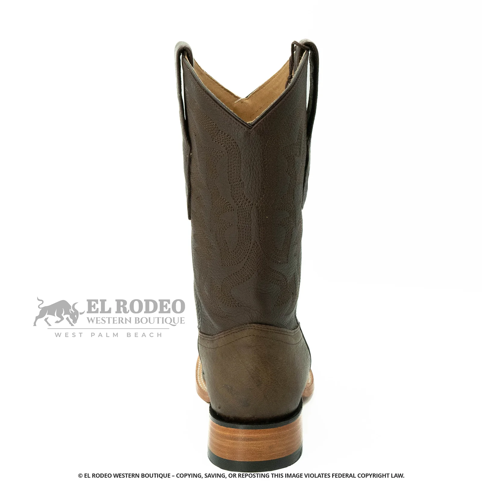 Men Los Altos Smooth Ostrich Boots H827G9707 - Image 5