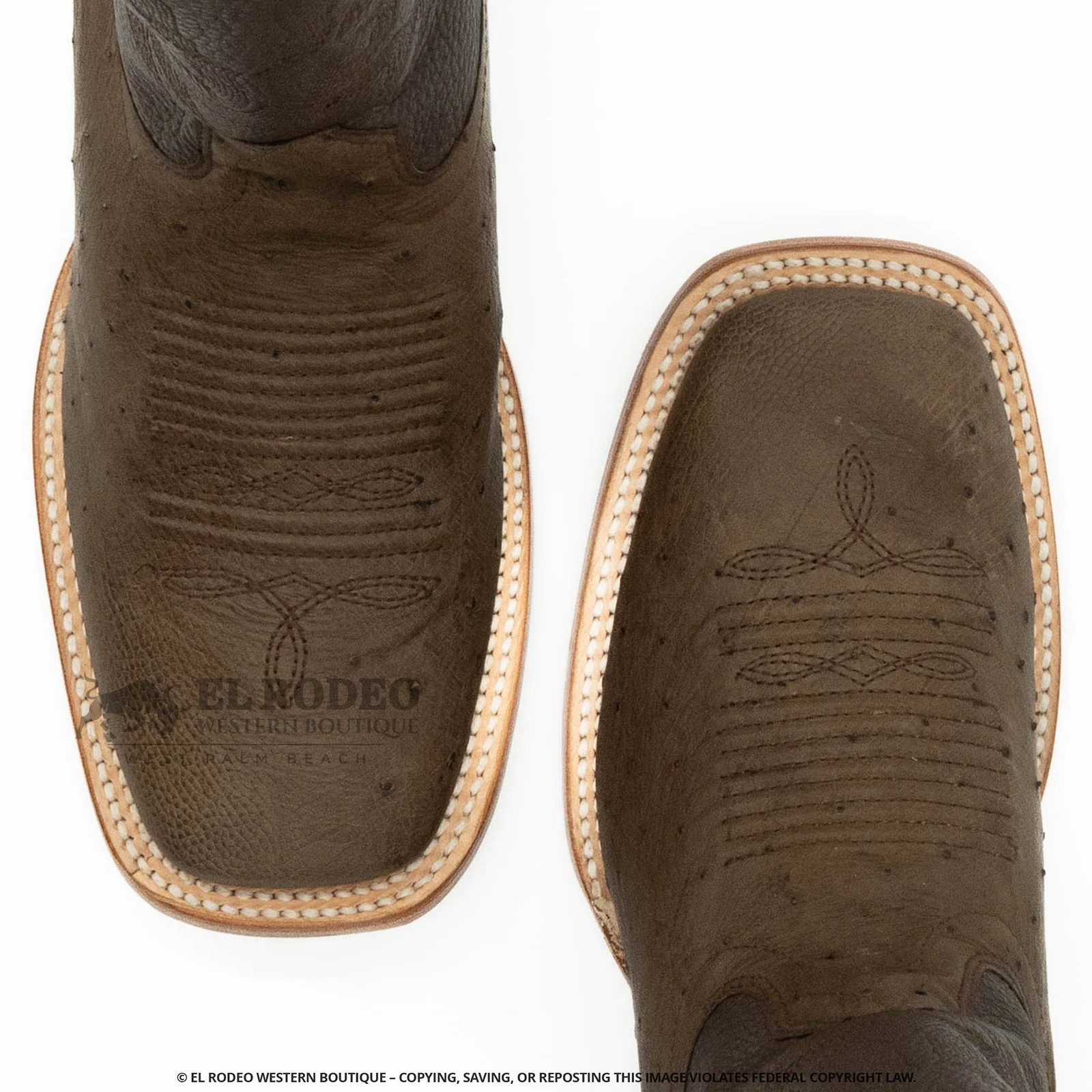 Men Los Altos Smooth Ostrich Boots H827G9707 - Image 6