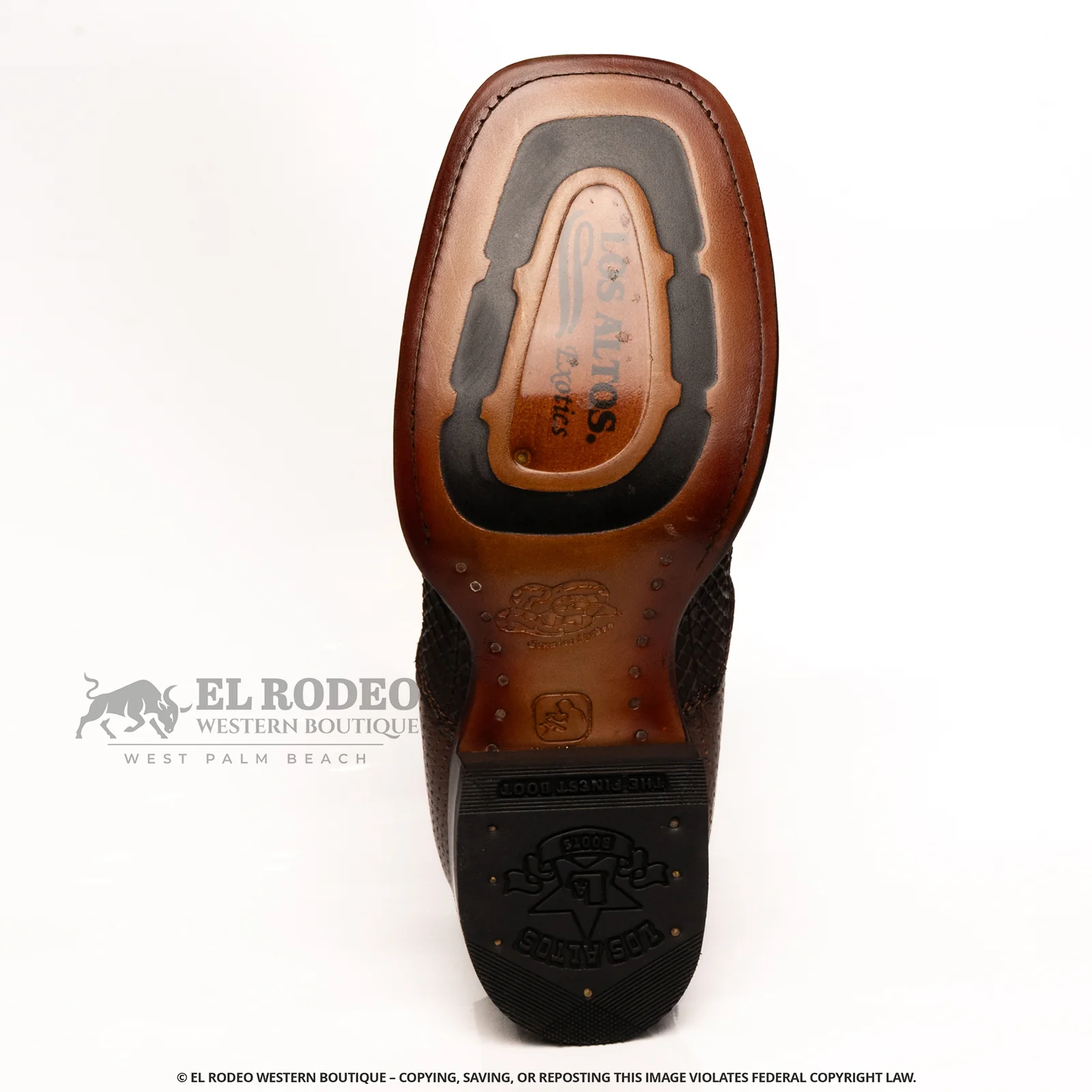 Men Los Altos Python Ankle Boots H82BVN5707 - Image 7