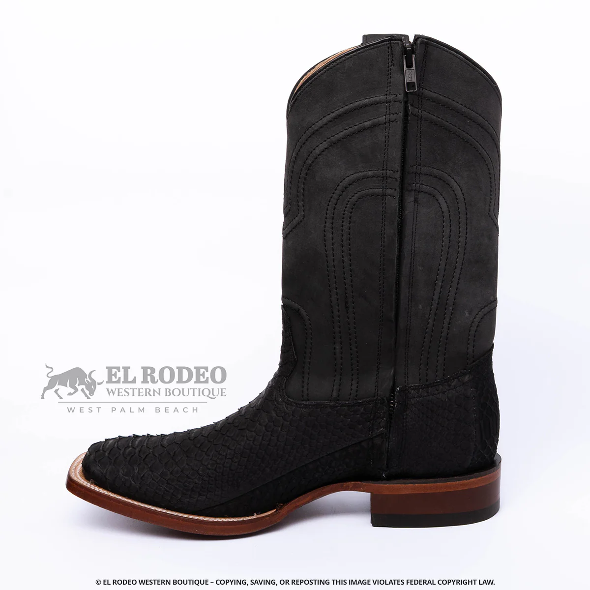 Men Los Altos Python Boots H82ZN5705 - Image 4