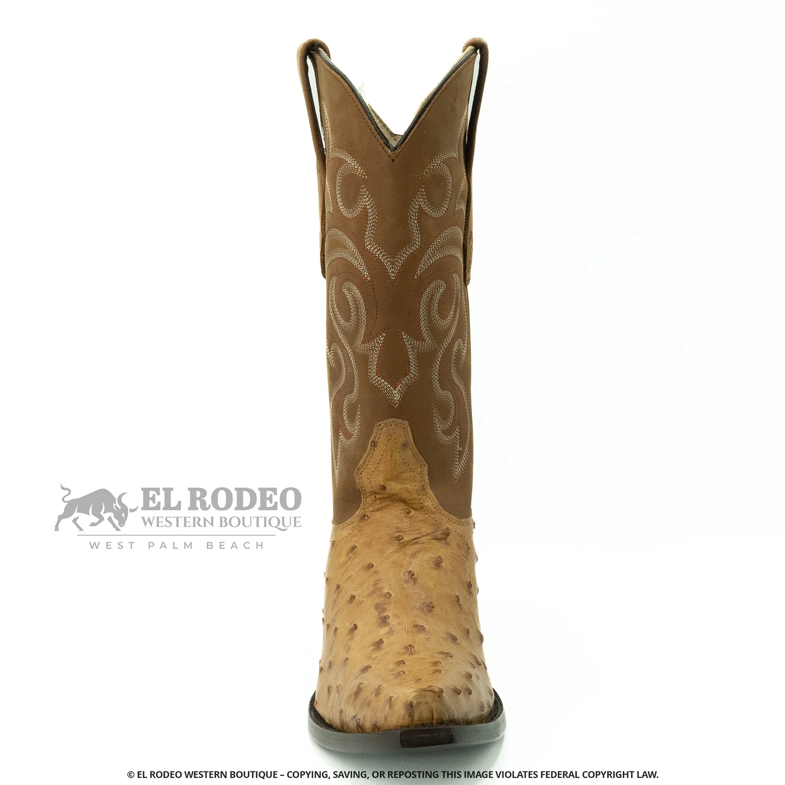 Men Los Altos Ostrich Boots H940354 - Image 3