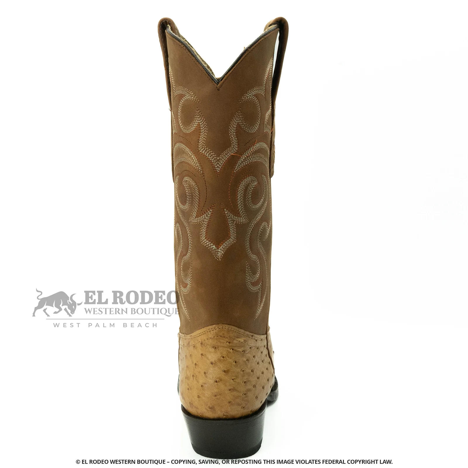 Men Los Altos Ostrich Boots H940354 - Image 5