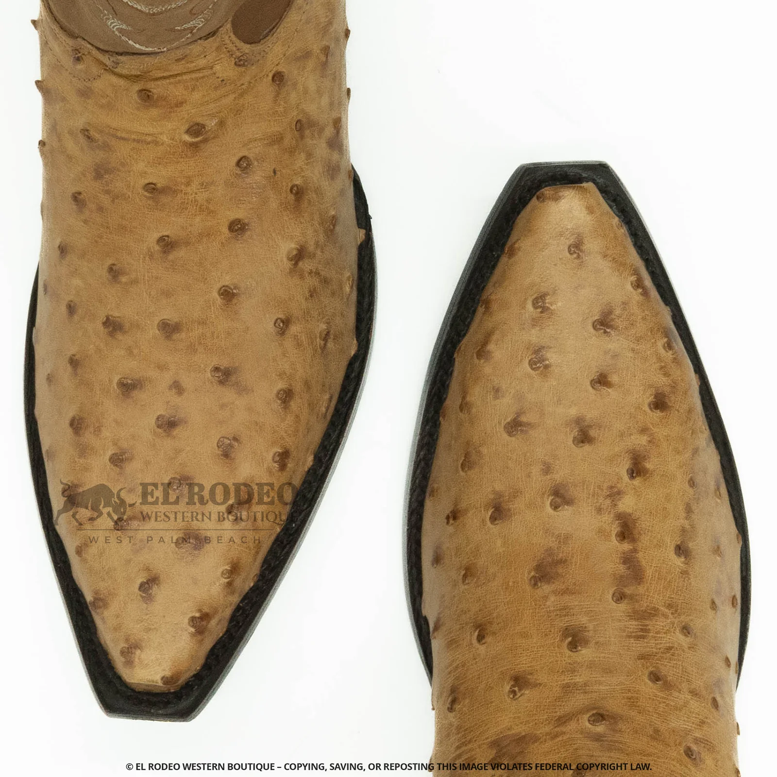 Men Los Altos Ostrich Boots H940354 - Image 6