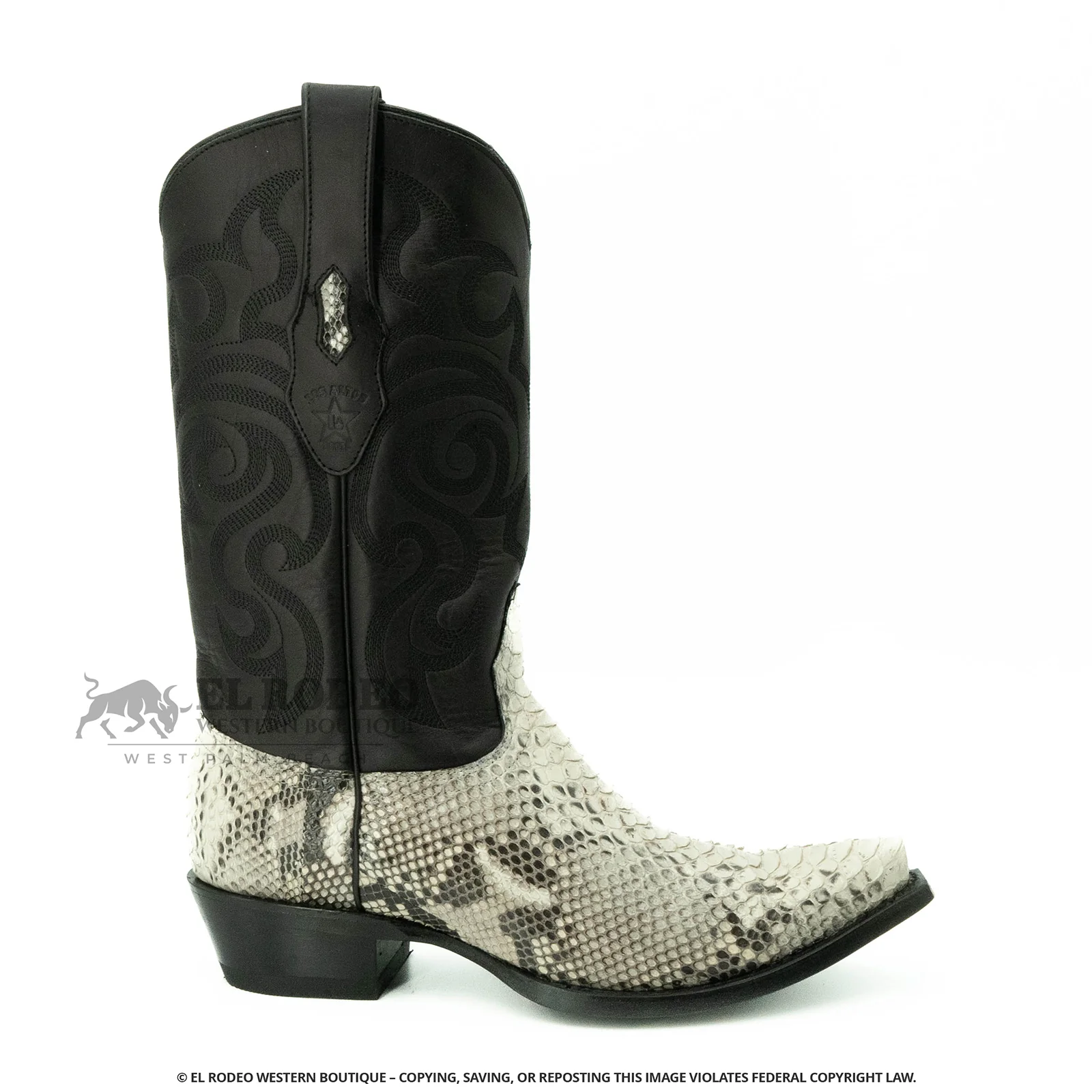 Men Los Altos Python Boots H945749 - Image 2