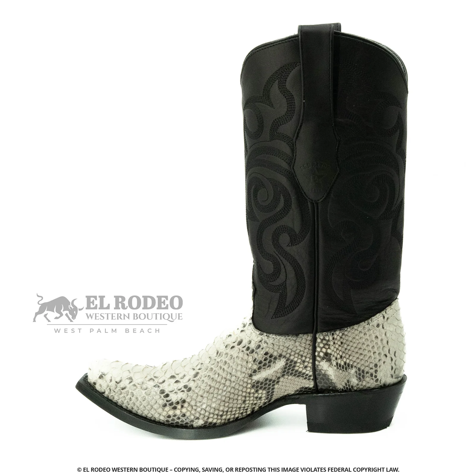 Men Los Altos Python Boots H945749 - Image 4