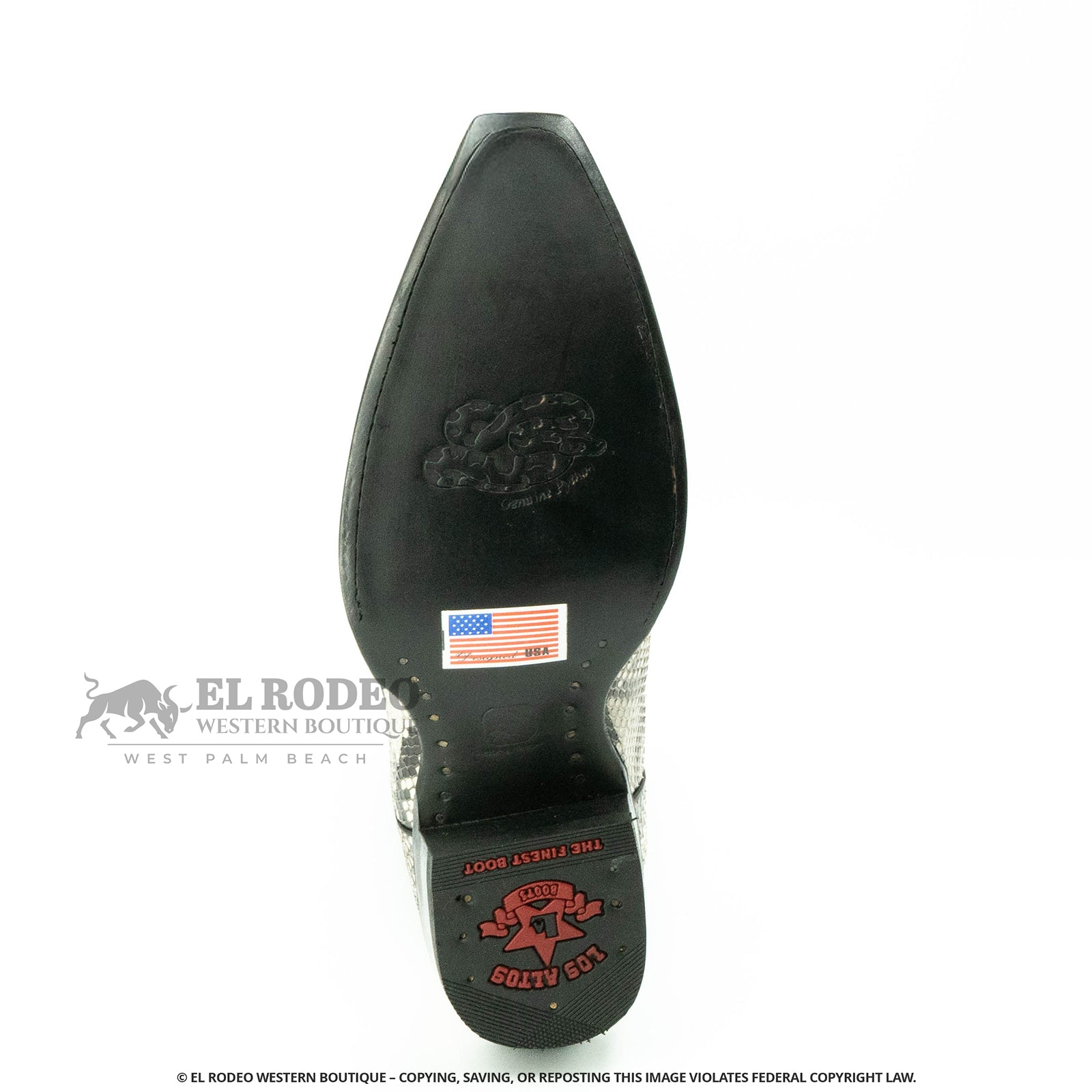 Men Los Altos Python Boots H945749 - Image 6