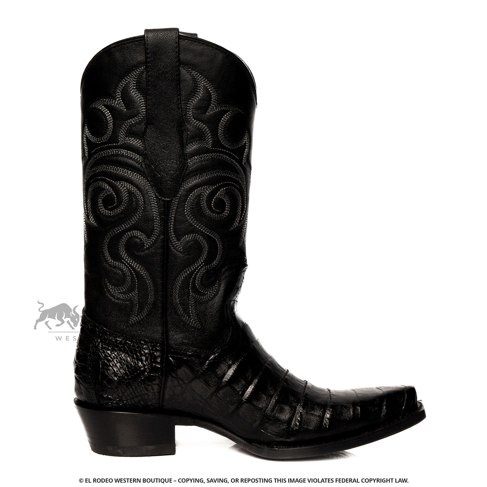 Men Los Altos Caiman Boots H948205 - Image 4