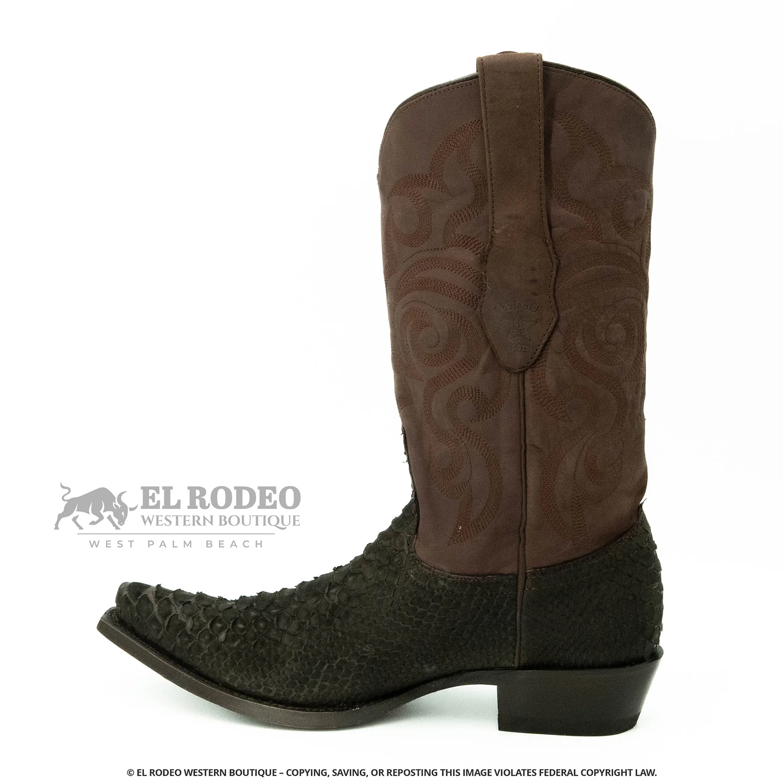 Men Los Altos Python Boots H94N5707 - Image 4