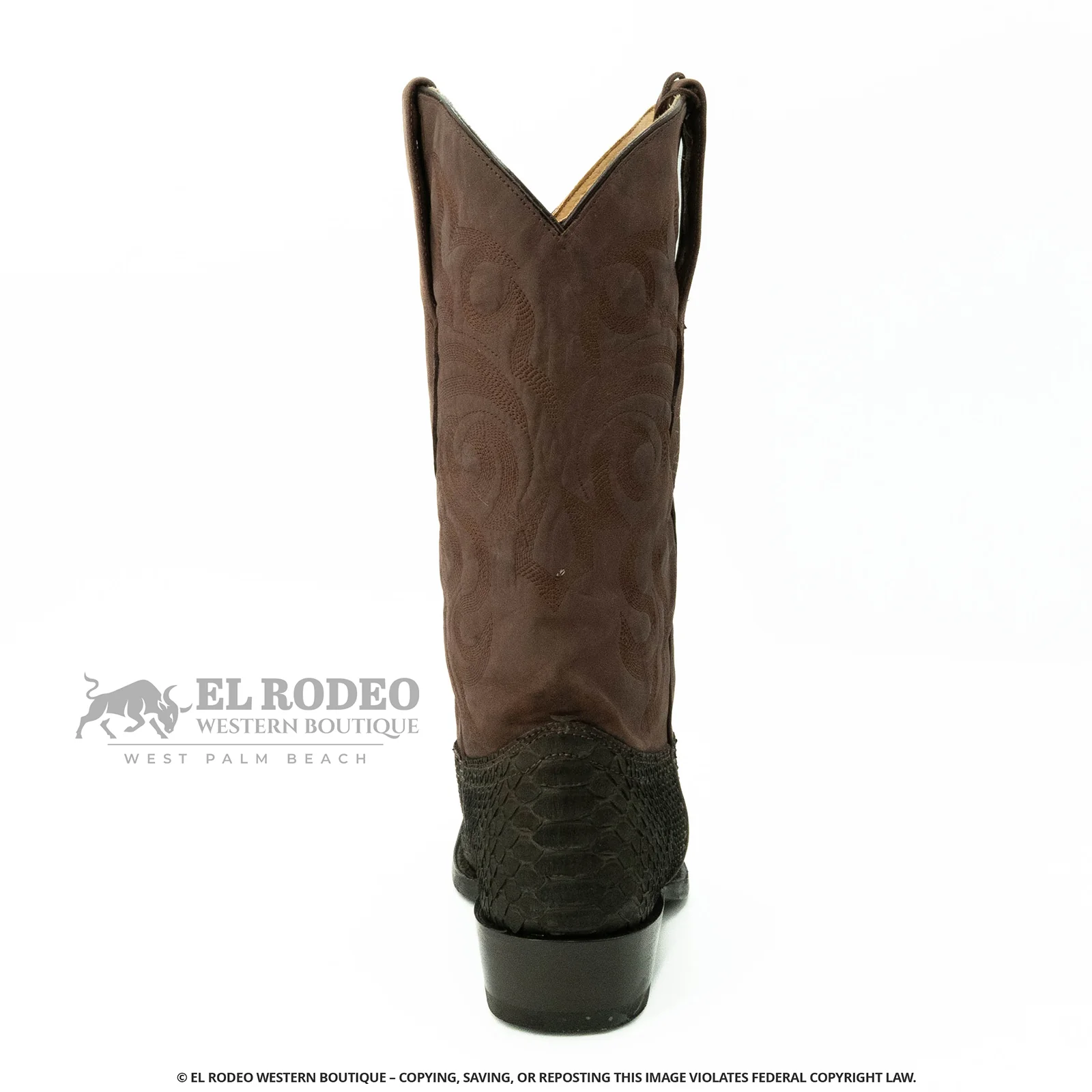 Men Los Altos Python Boots H94N5707 - Image 5