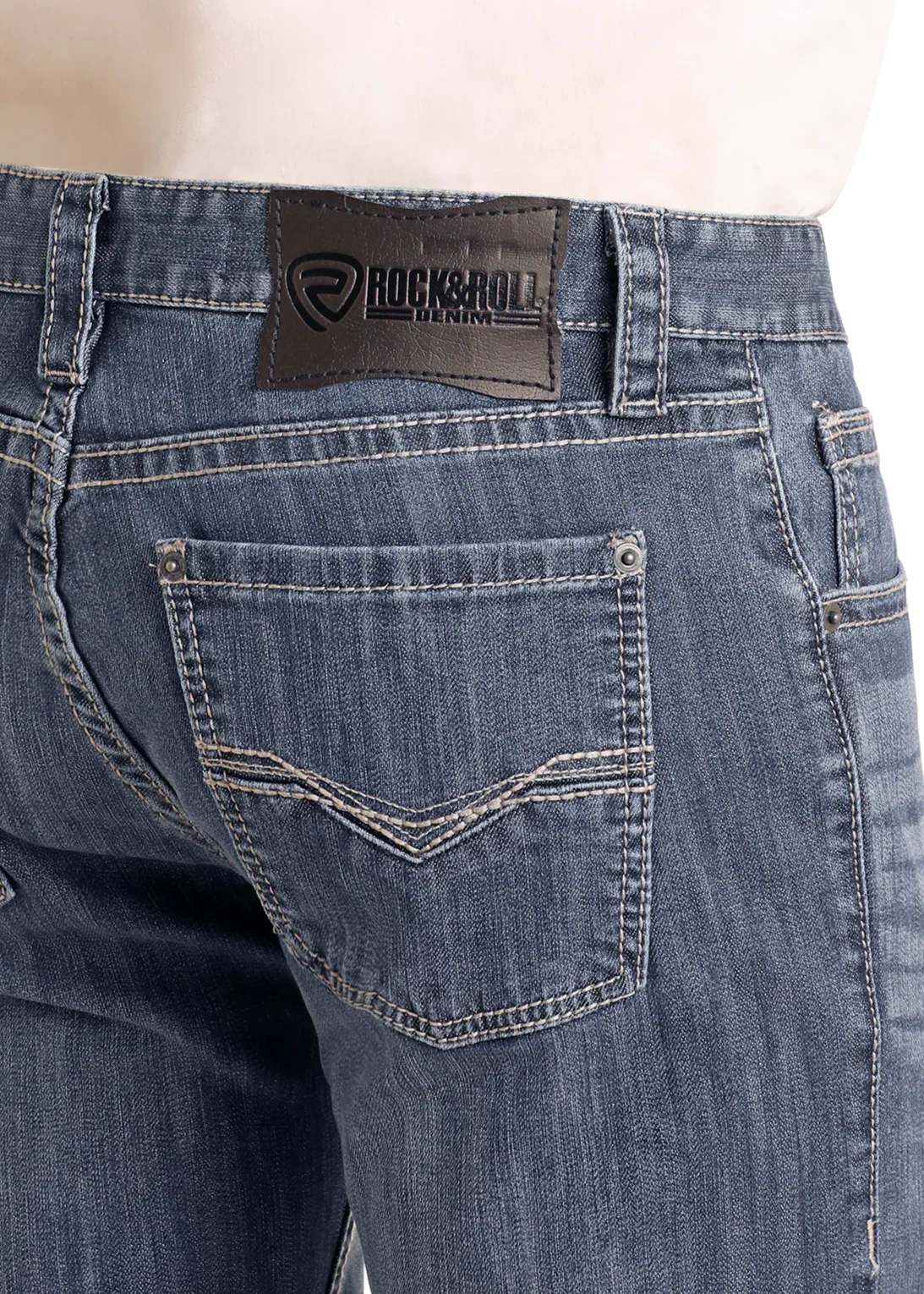 Men Rock&Roll Straight Nigh Blue Jean M1R3482 - Image 4