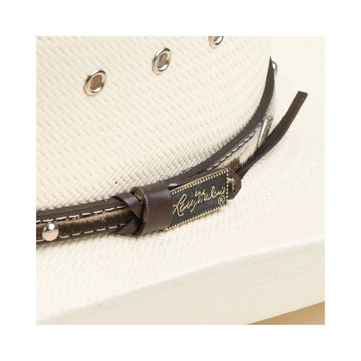10X Brindle Ivory Larry Mahans Straw Hat - Image 4