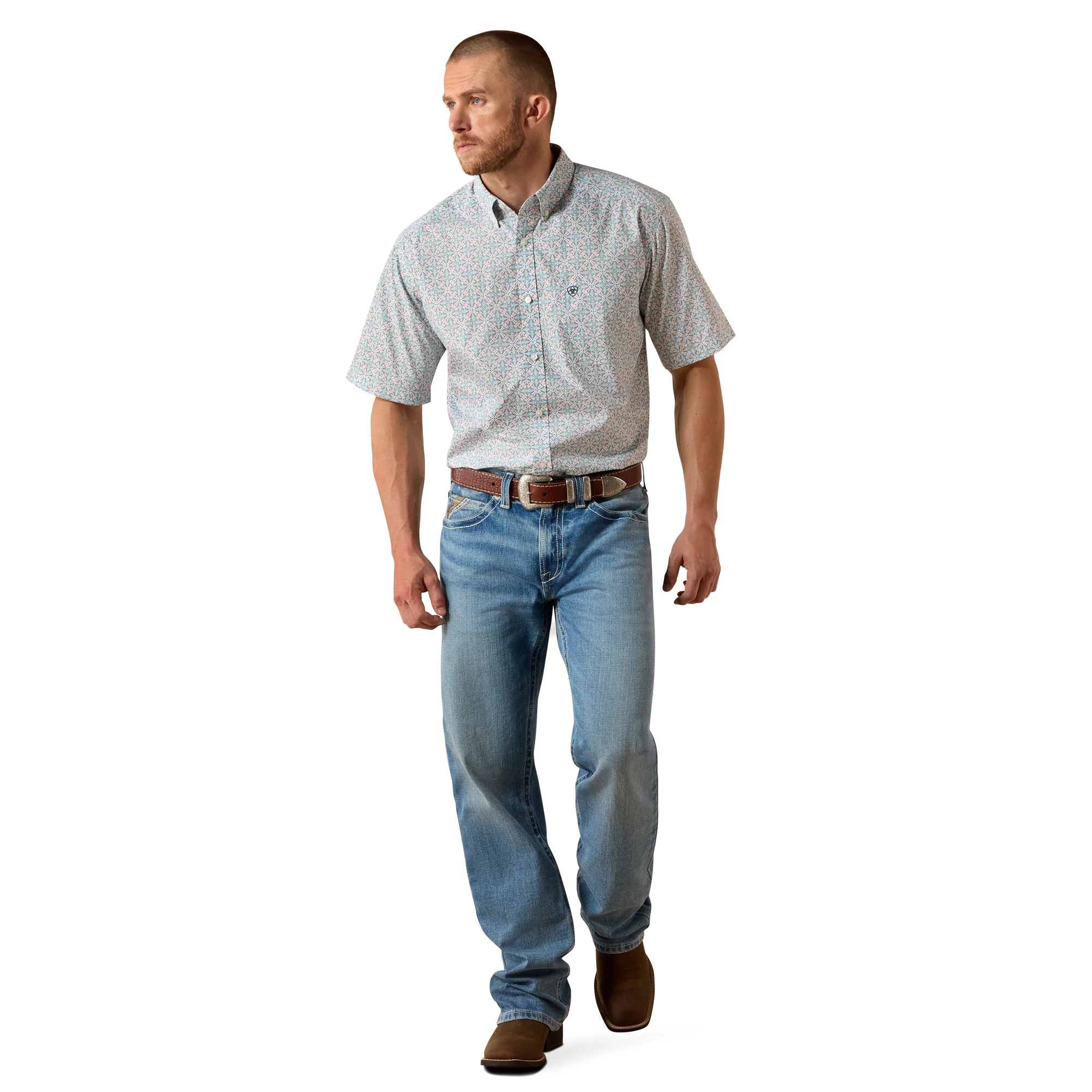 Men Ariat Casual Series Geo Print 10071730 - Image 4