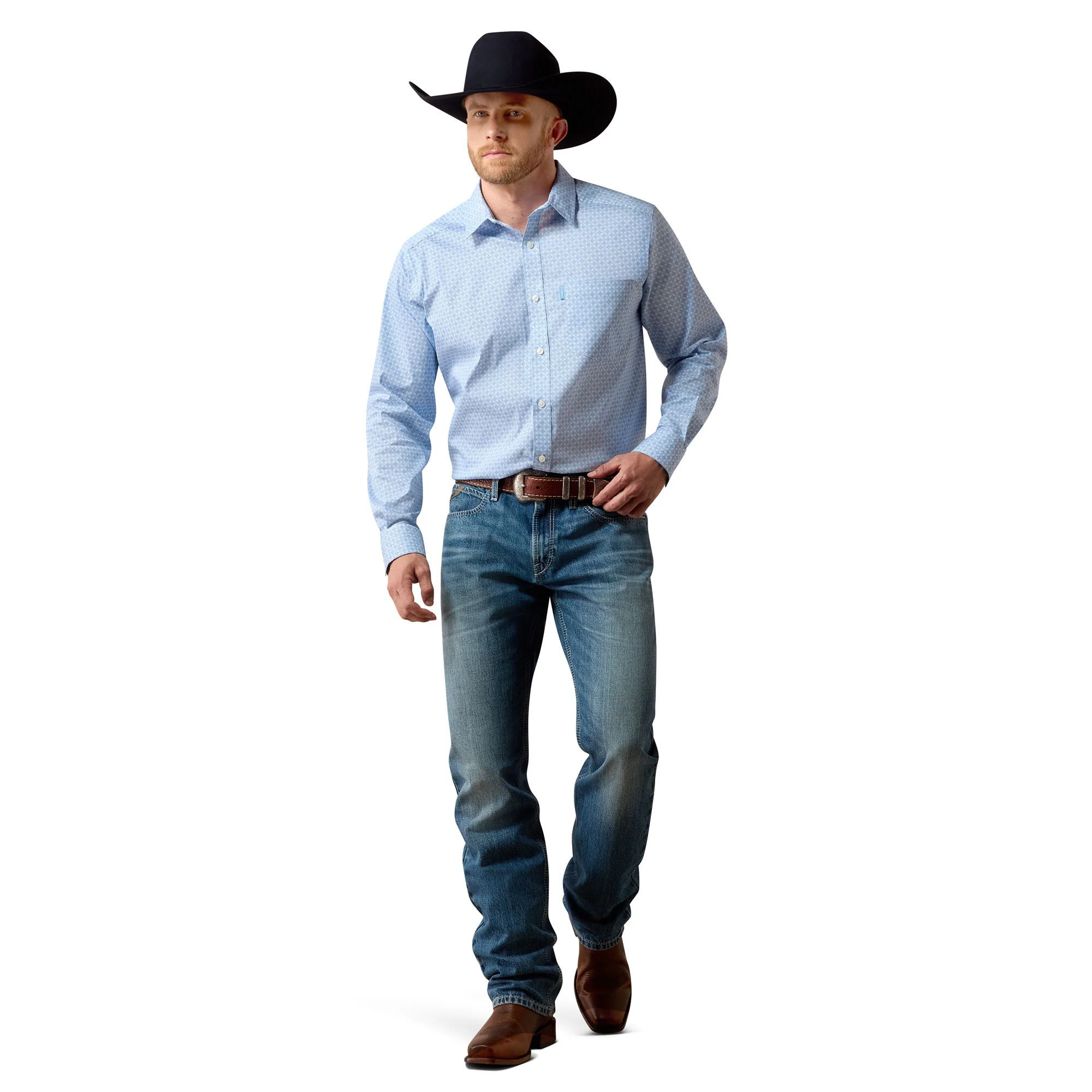 Men Ariat Everything (LS) Shirt 10071589 - Image 4
