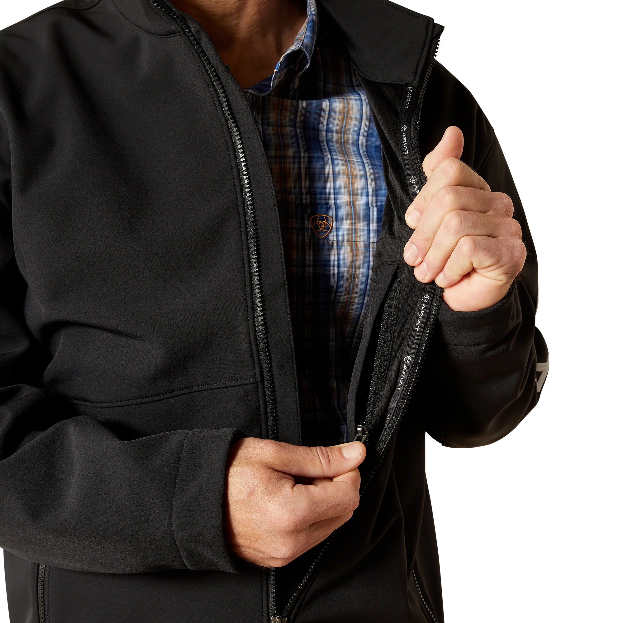 Men Ariat Jacket Softshell 10062578 - Image 3