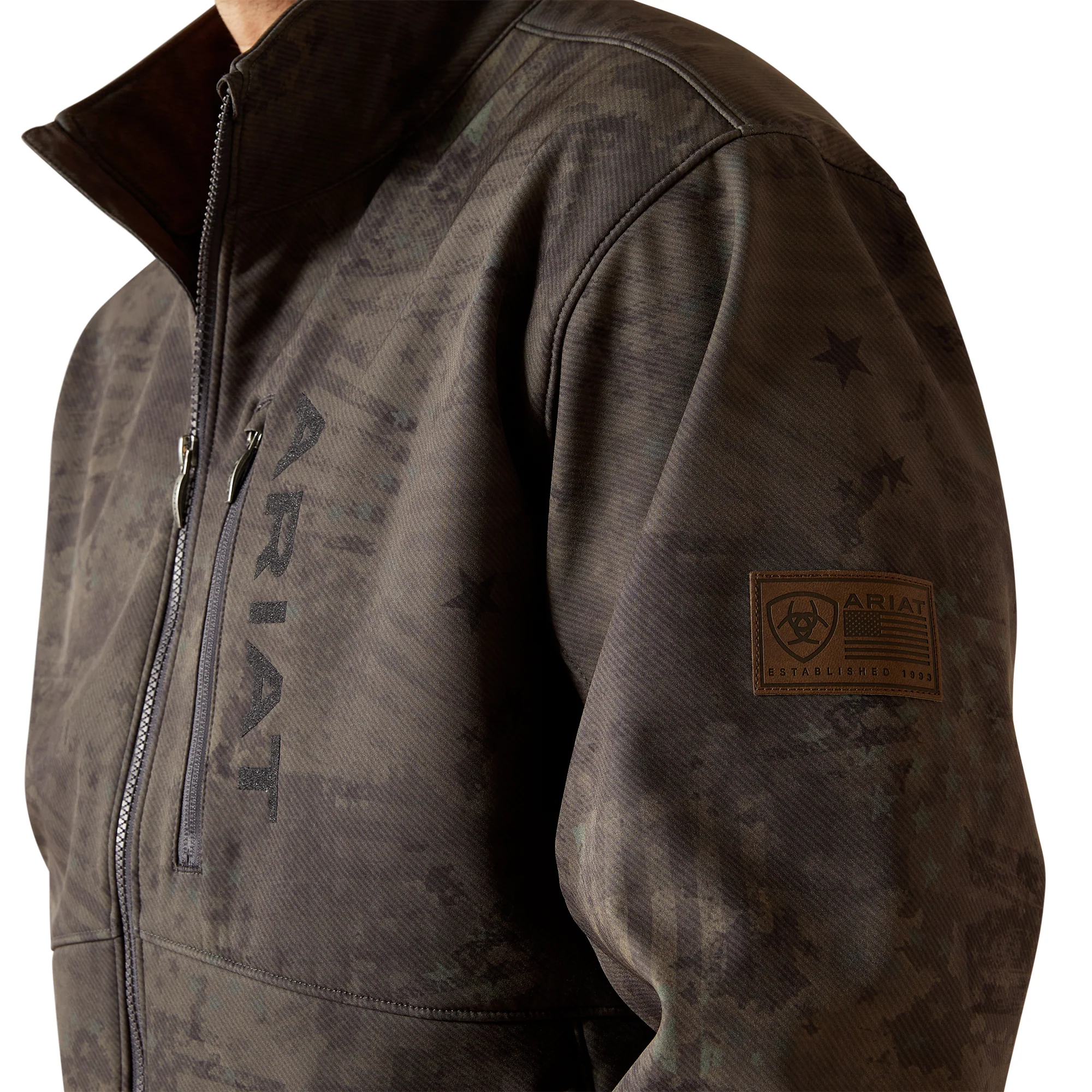 Men Ariat Jacket Patriot Softshell 10062592 - Image 3