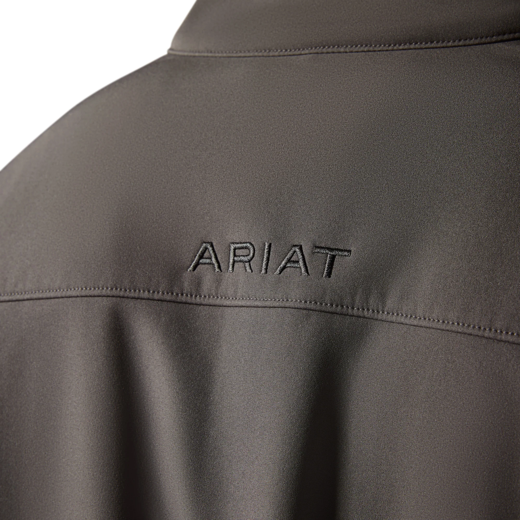 Men Ariat Jacket Vernon Softshell Grey 10062598 - Image 4