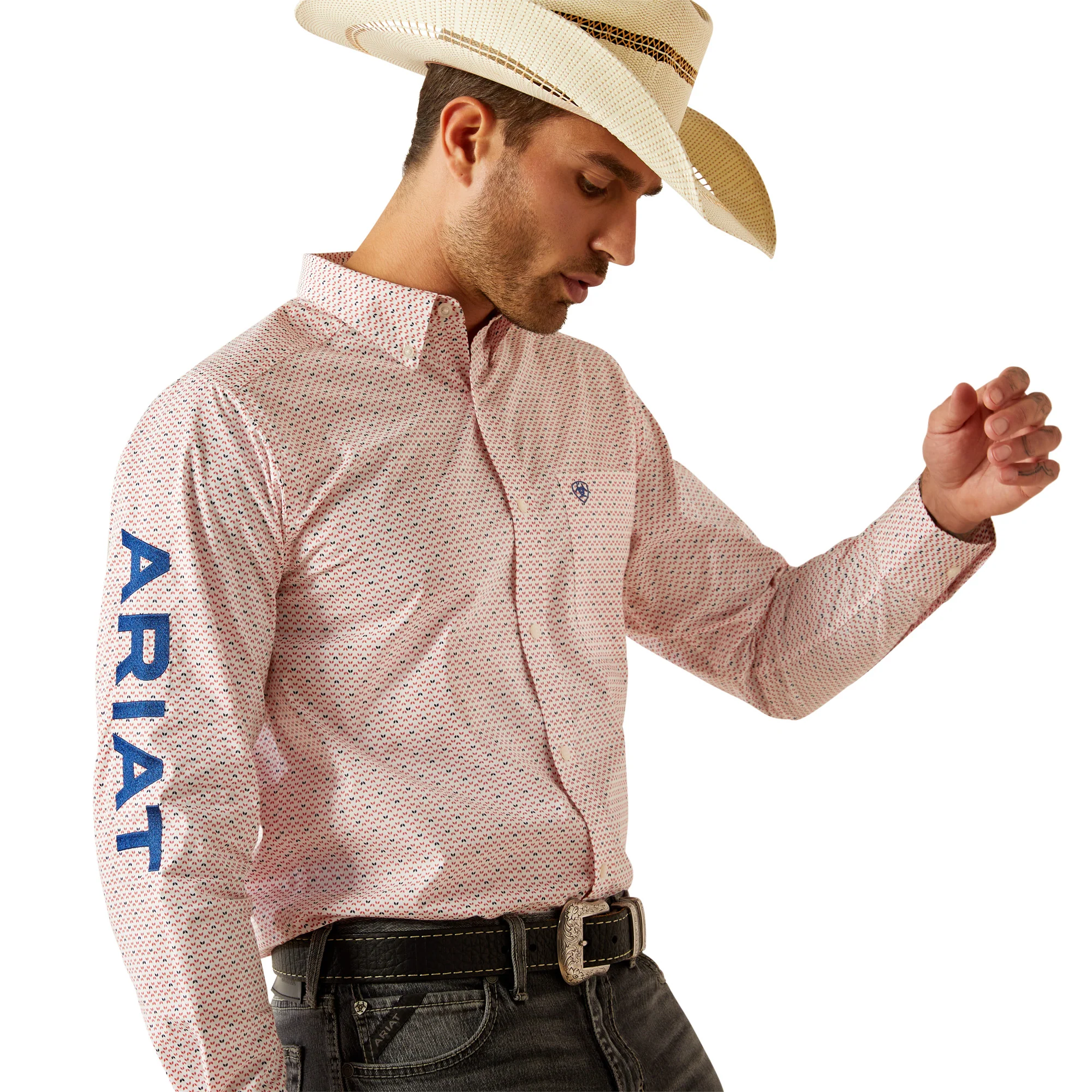 Men Ariat Shirt Booker Fitted 10054725 - Image 2