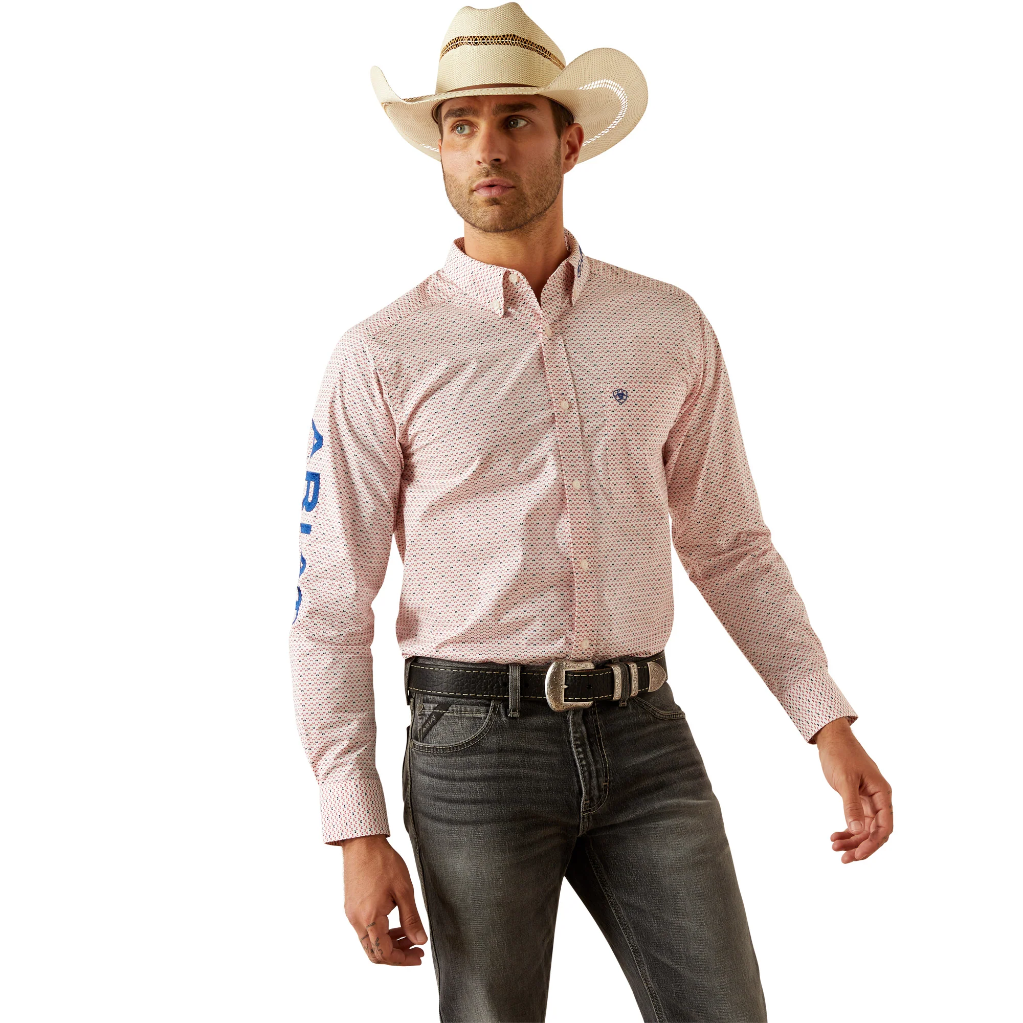 Men Ariat Shirt Booker Fitted 10054725 - Image 3