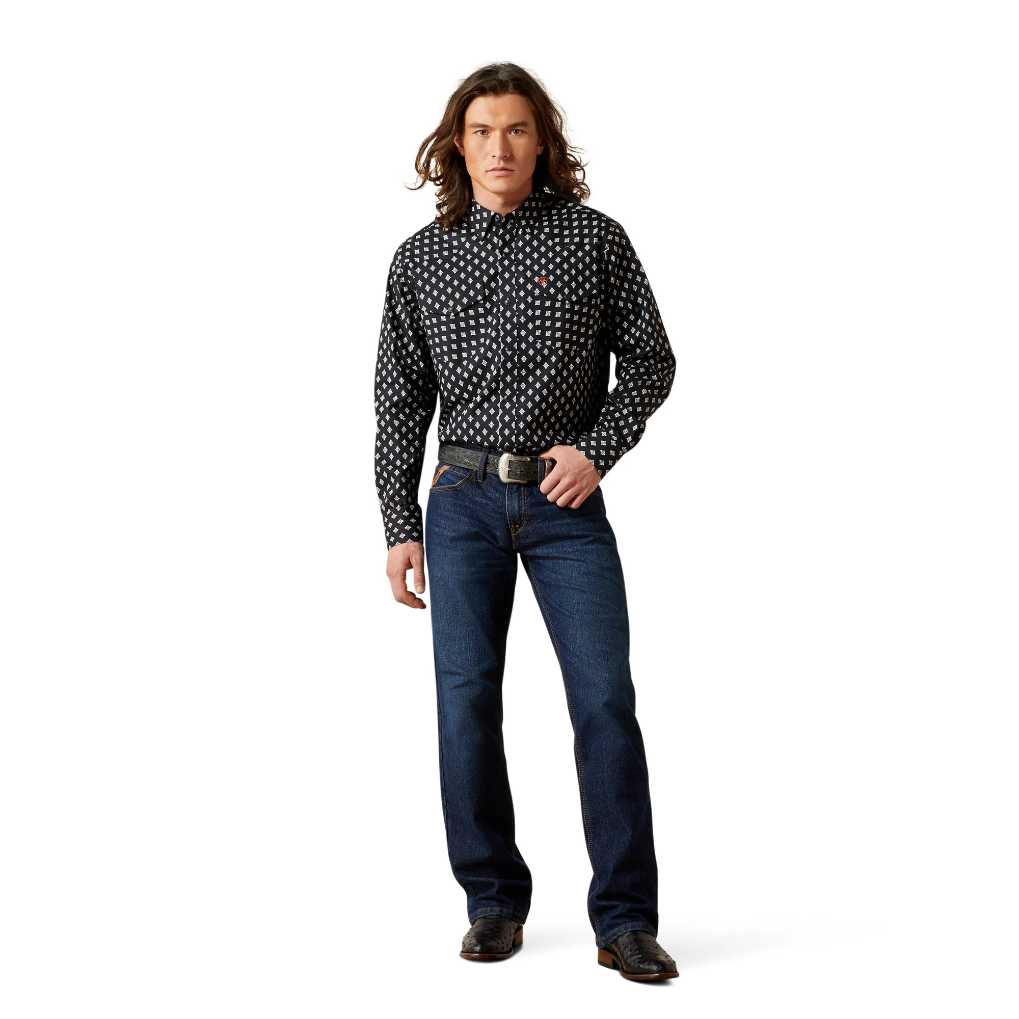 Men Ariat Shirt Felix Fitted 10065785 - Image 4