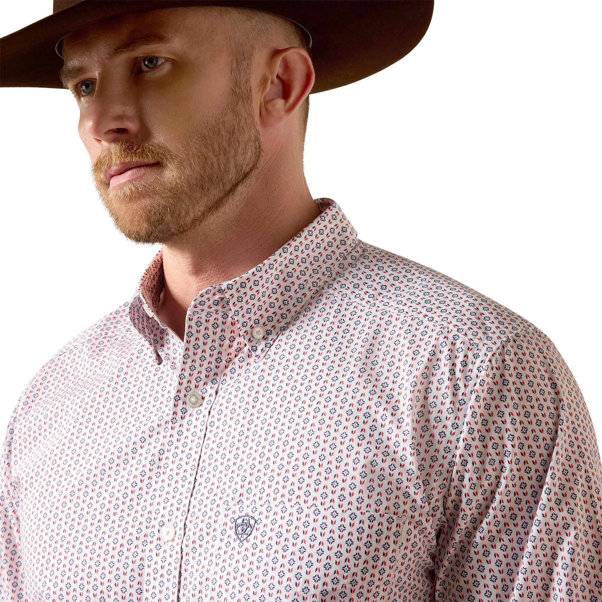 Men Ariat Shirt Brad (LS) 10073532 - Image 4
