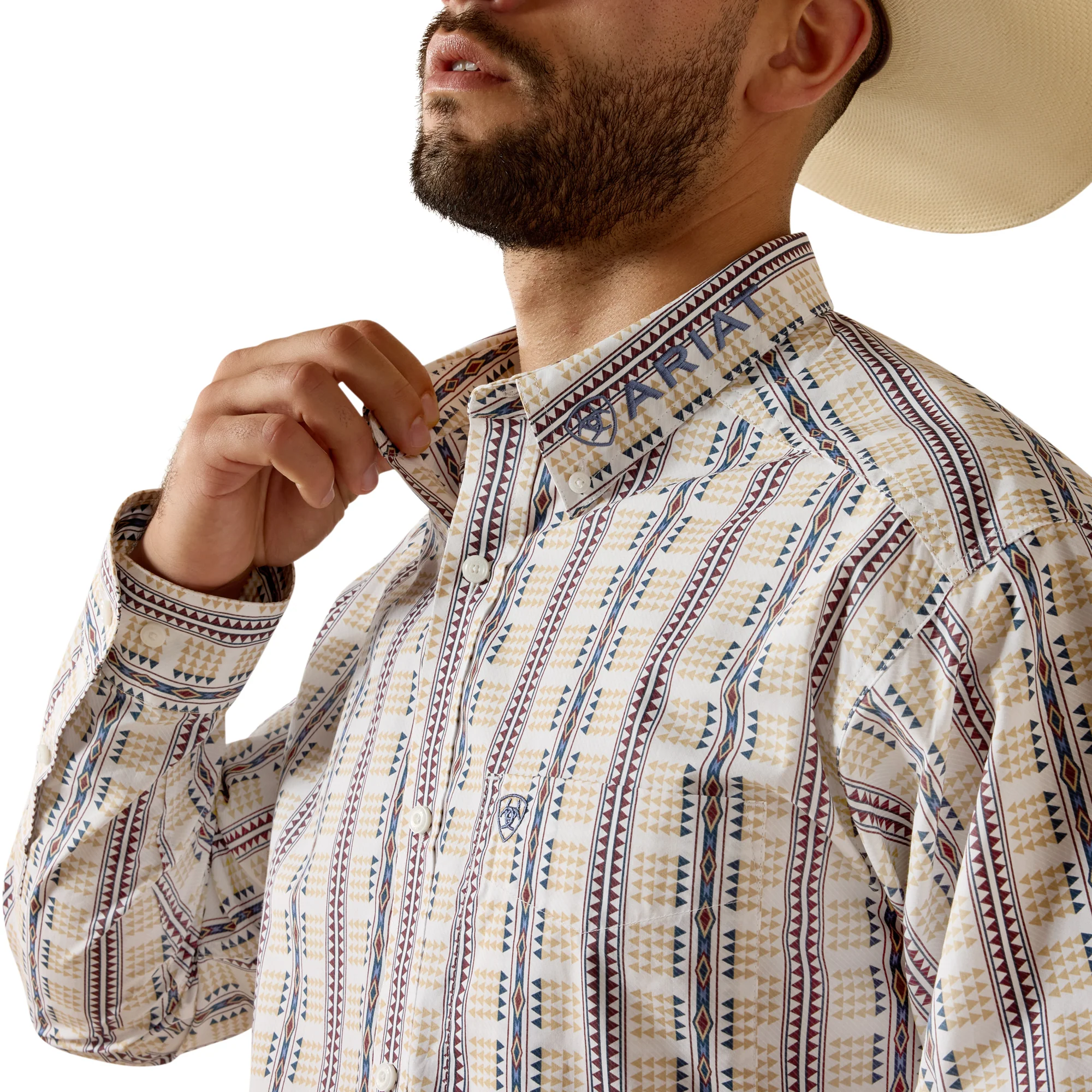 Men Ariat Shirt Daniel (LS) 10073627 - Image 2