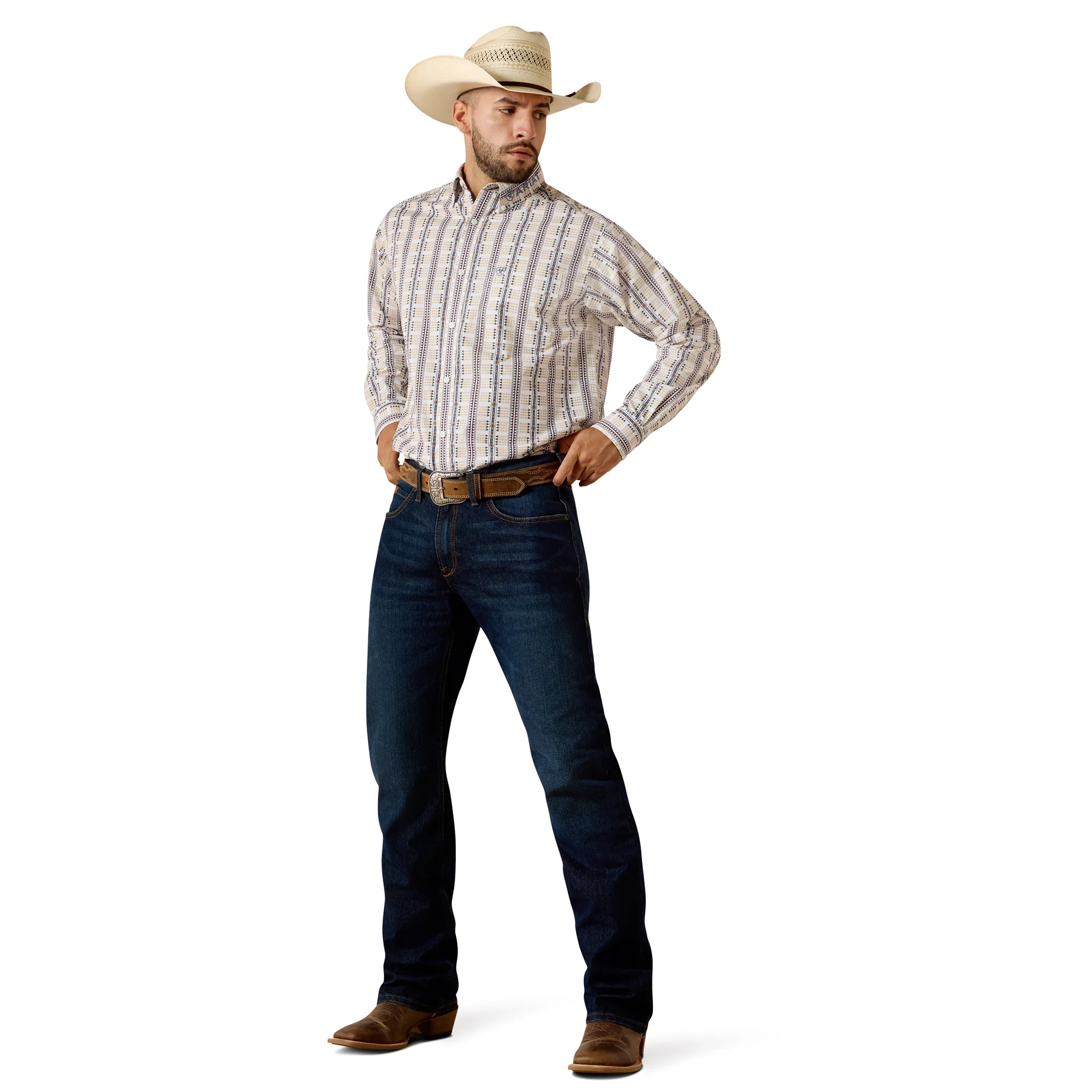 Men Ariat Shirt Daniel (LS) 10073627 - Image 5