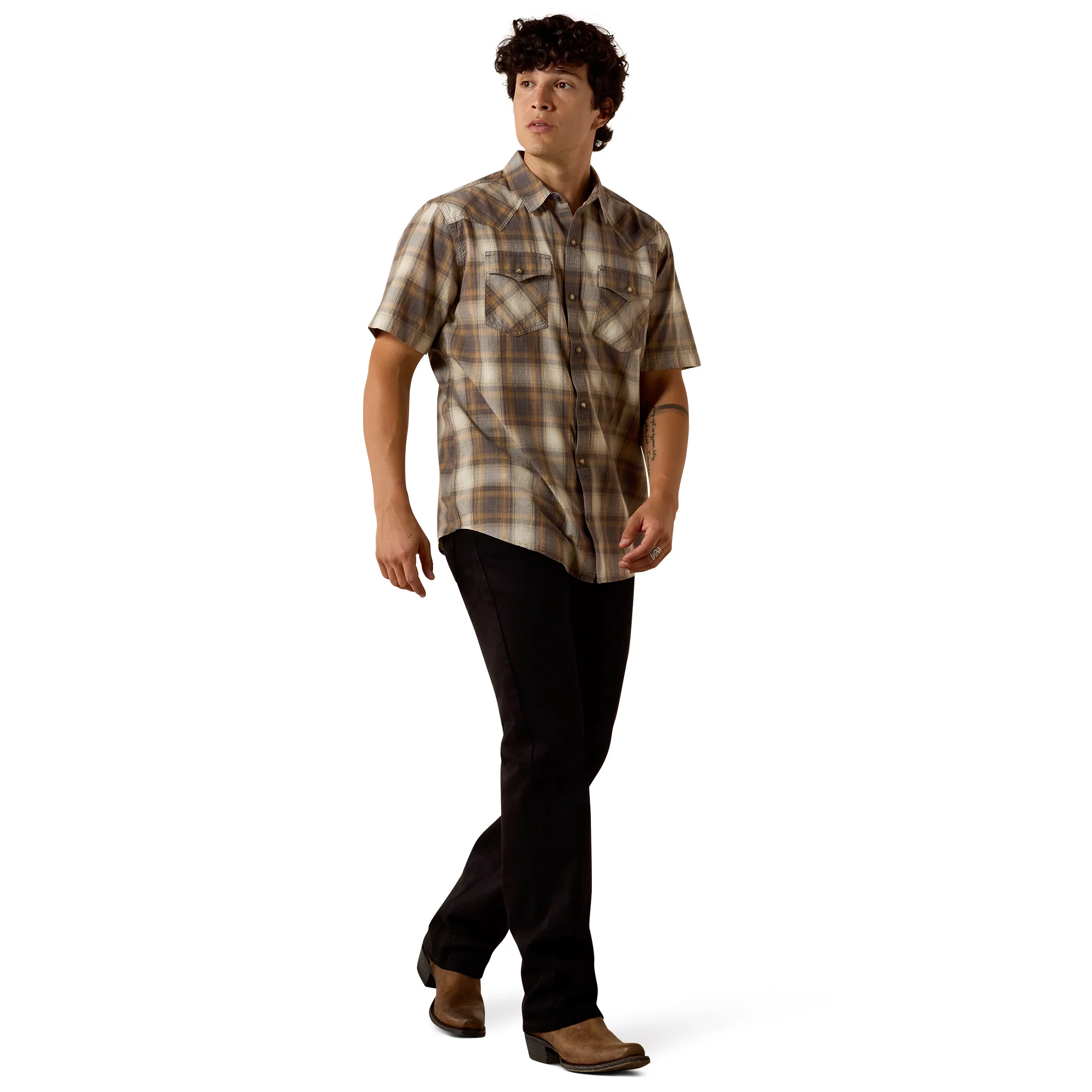 Men Ariat Shirt Helix (SS) 10073574 - Image 4
