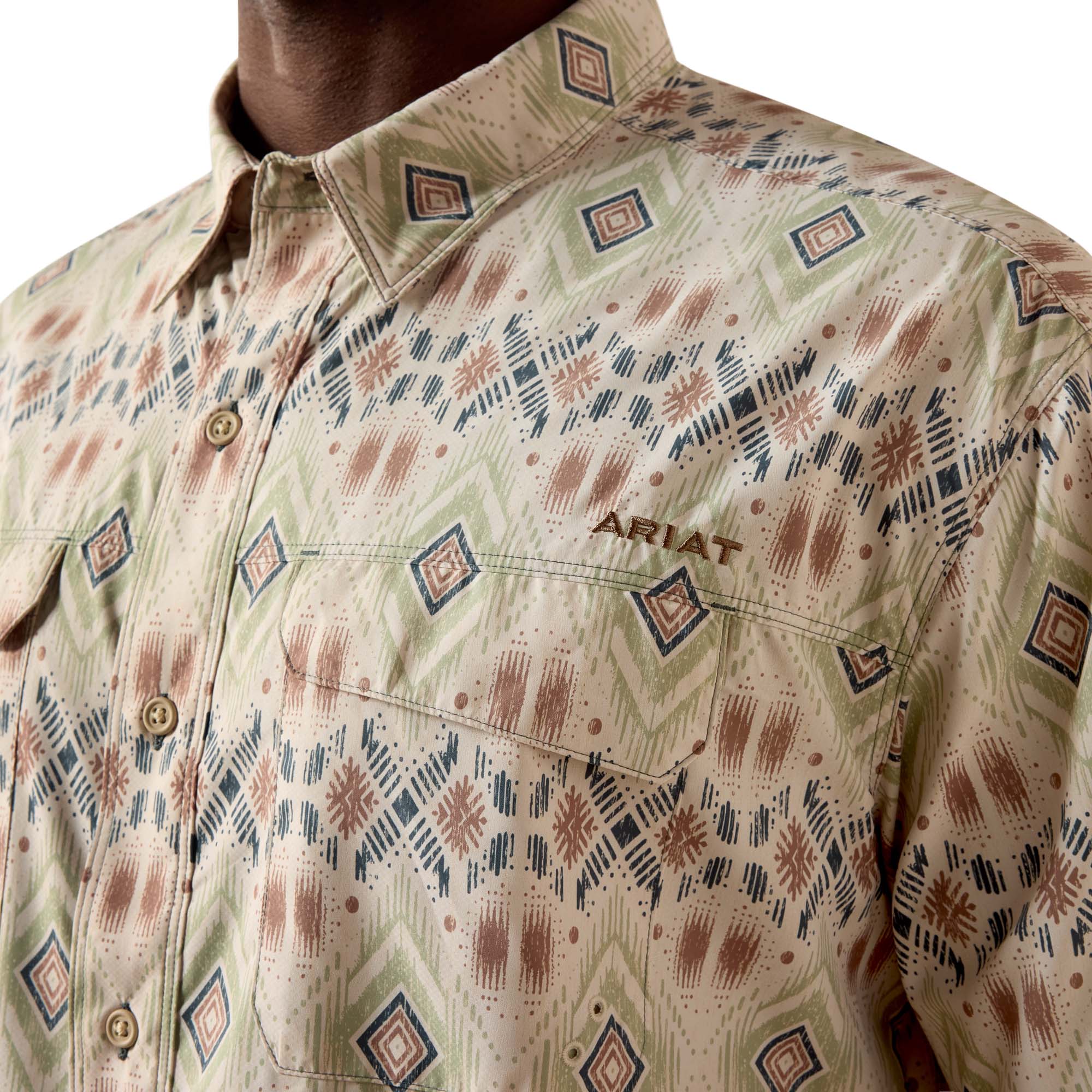 Men Ariat Shirt Printed Venttek Outbound 10071049 - Image 2