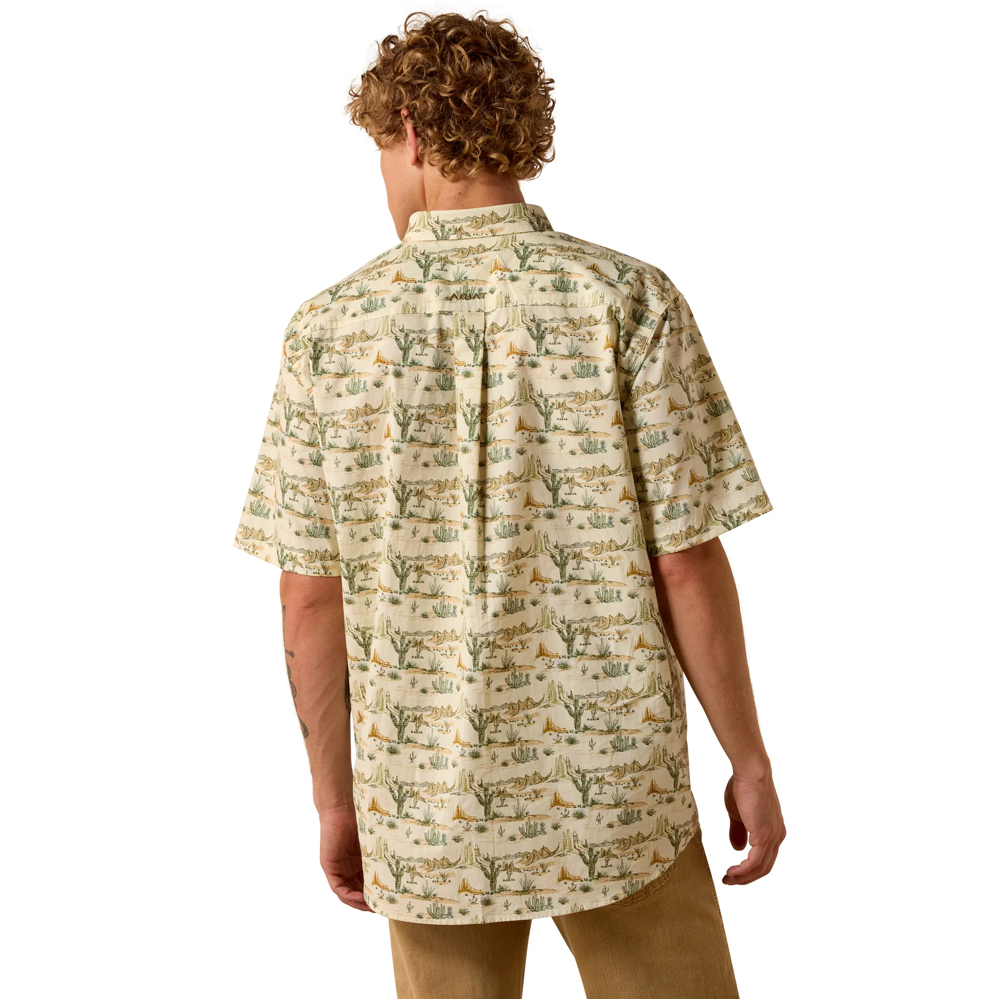 Men Ariat Shirt Sable (SS) 10073530 - Image 4