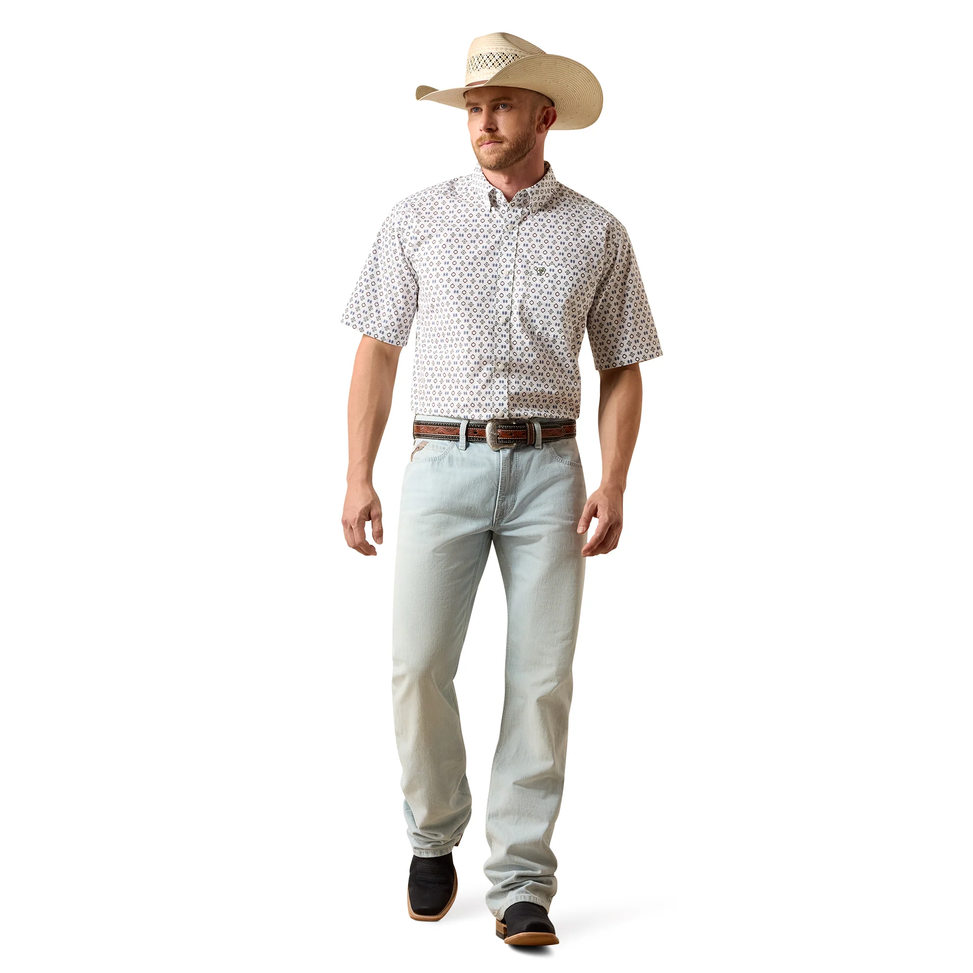 Men Ariat Shirt Seton (SS) 10073528 - Image 4
