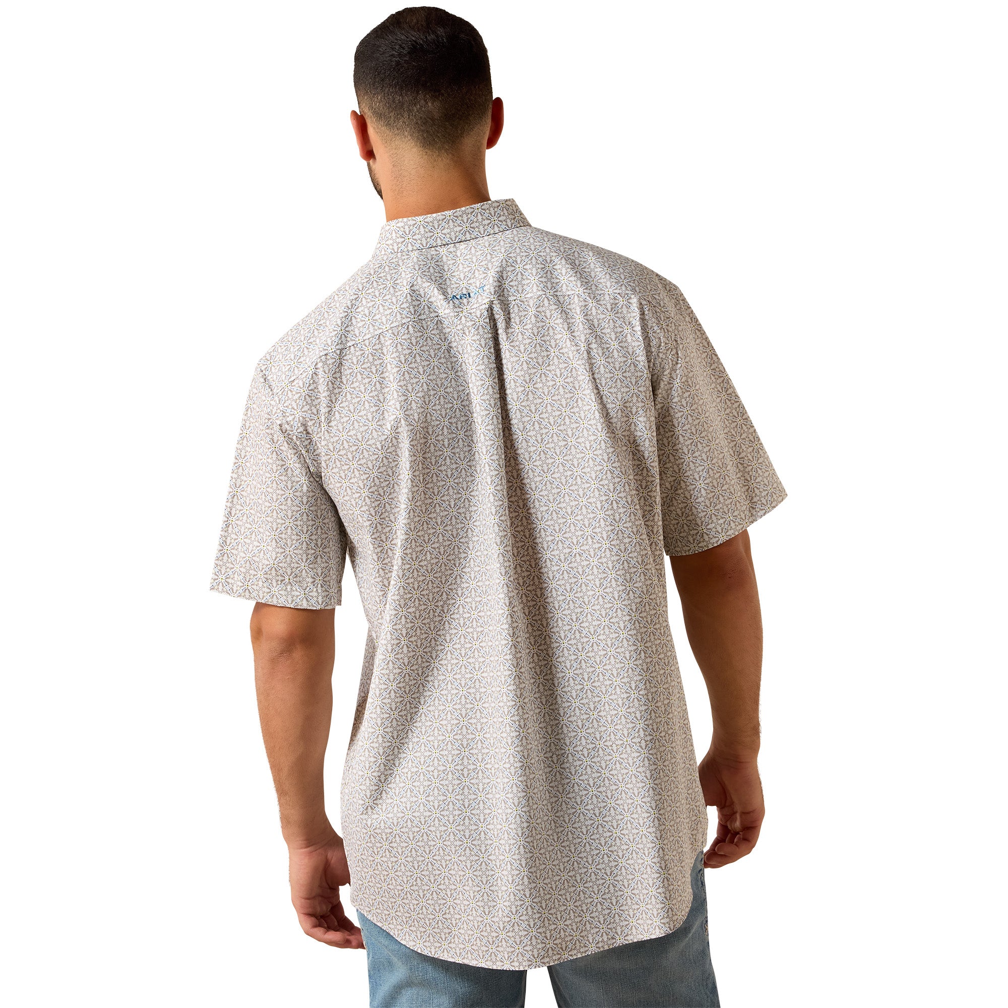 Men Ariat Shirt (SS) Wrinkle Free 10071739 - Image 3