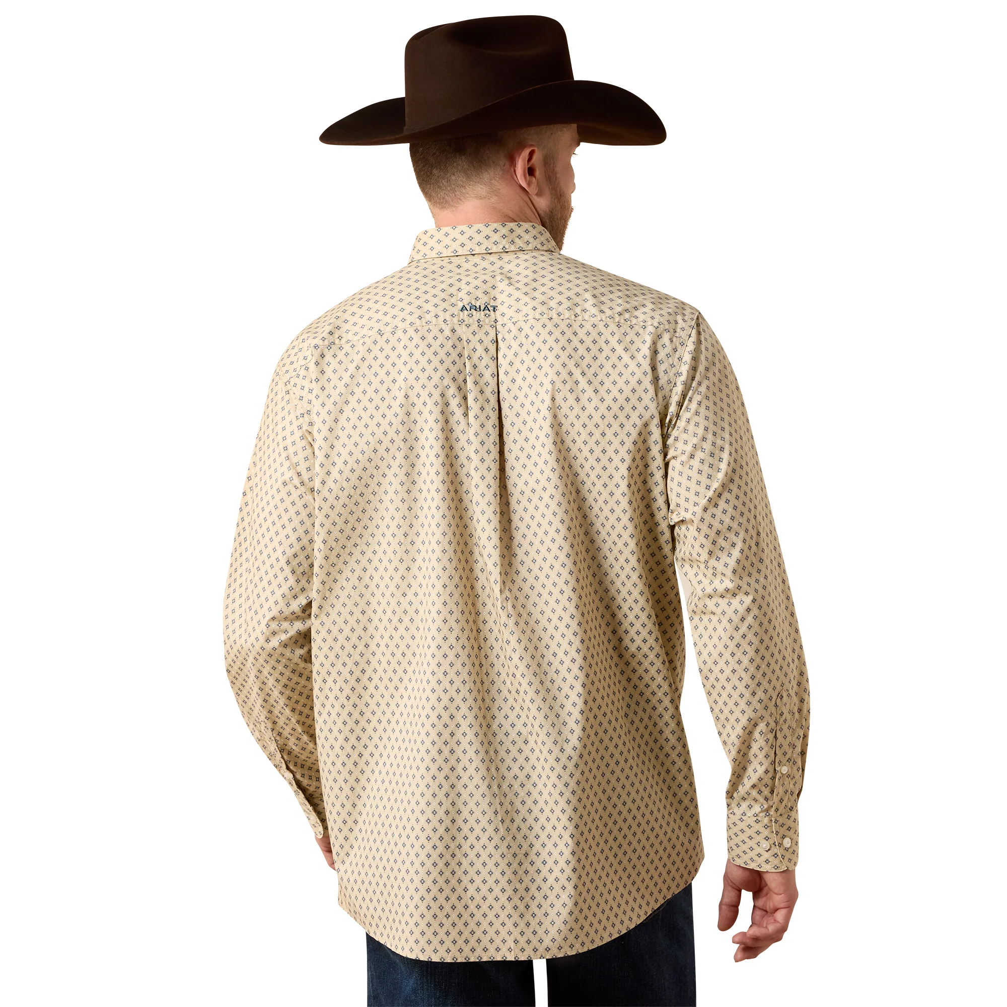 Men Ariat Shirt Stu (LS) 10073592 - Image 3