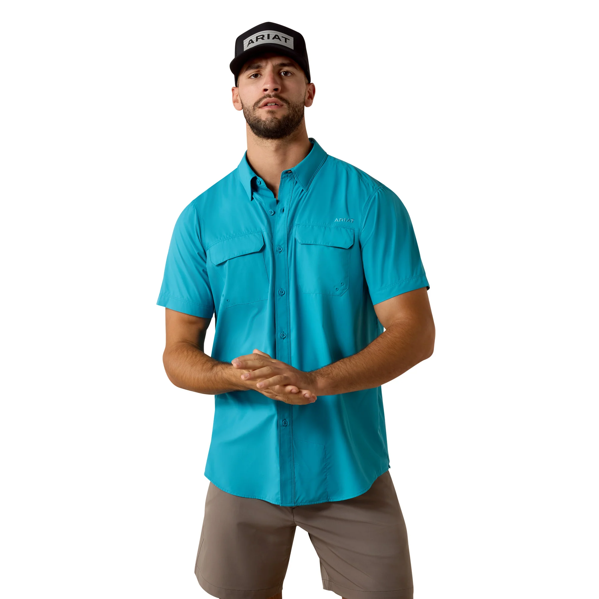 Men Ariat Shirt VentTEK (SS) Blue Moon 10073464