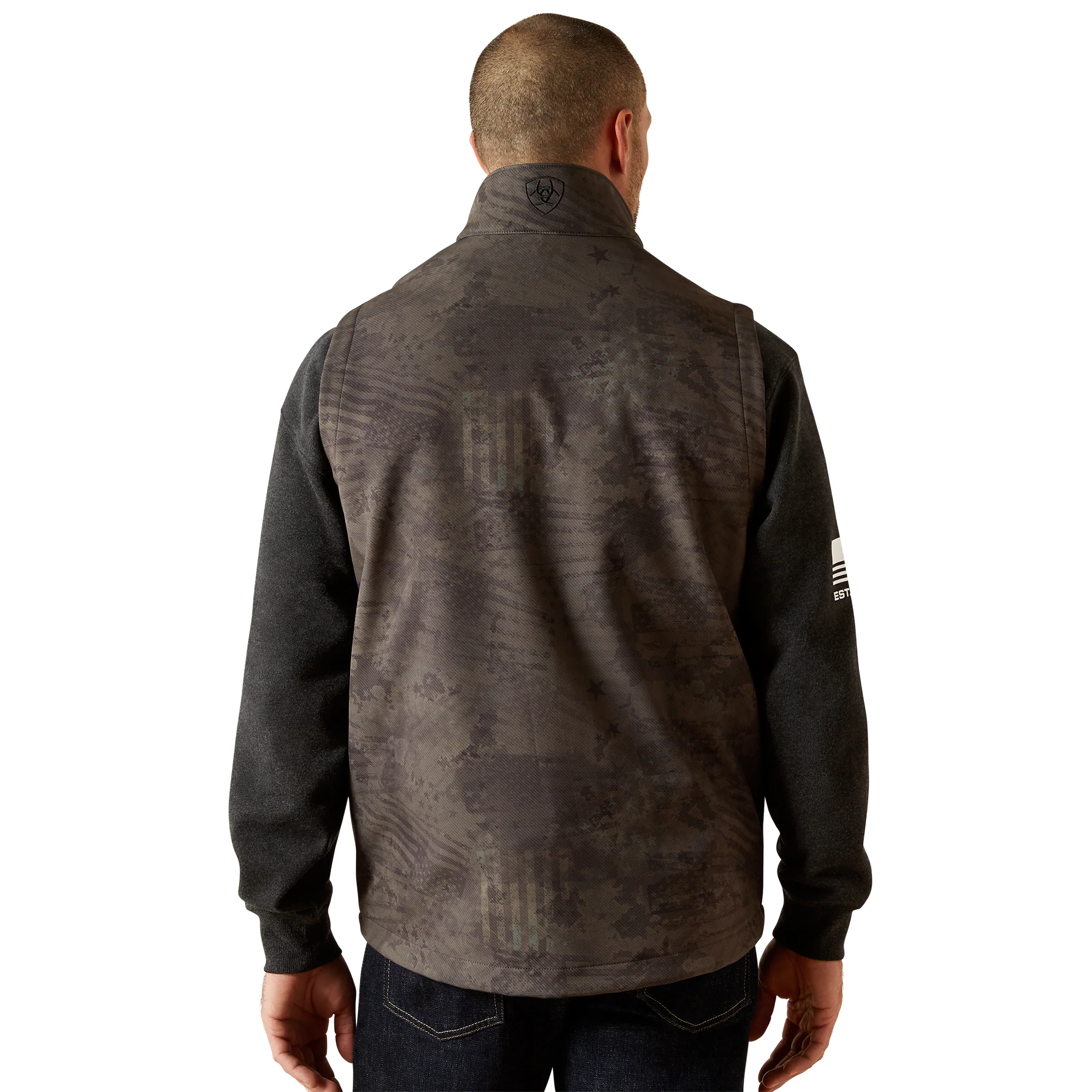 Men Ariat Vest Patriot Softshell 10062594 - Image 4