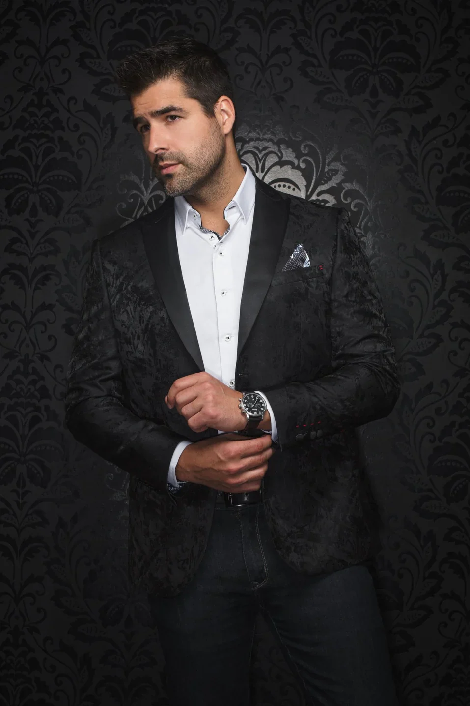 Men Au Noir Blazer Damon Black