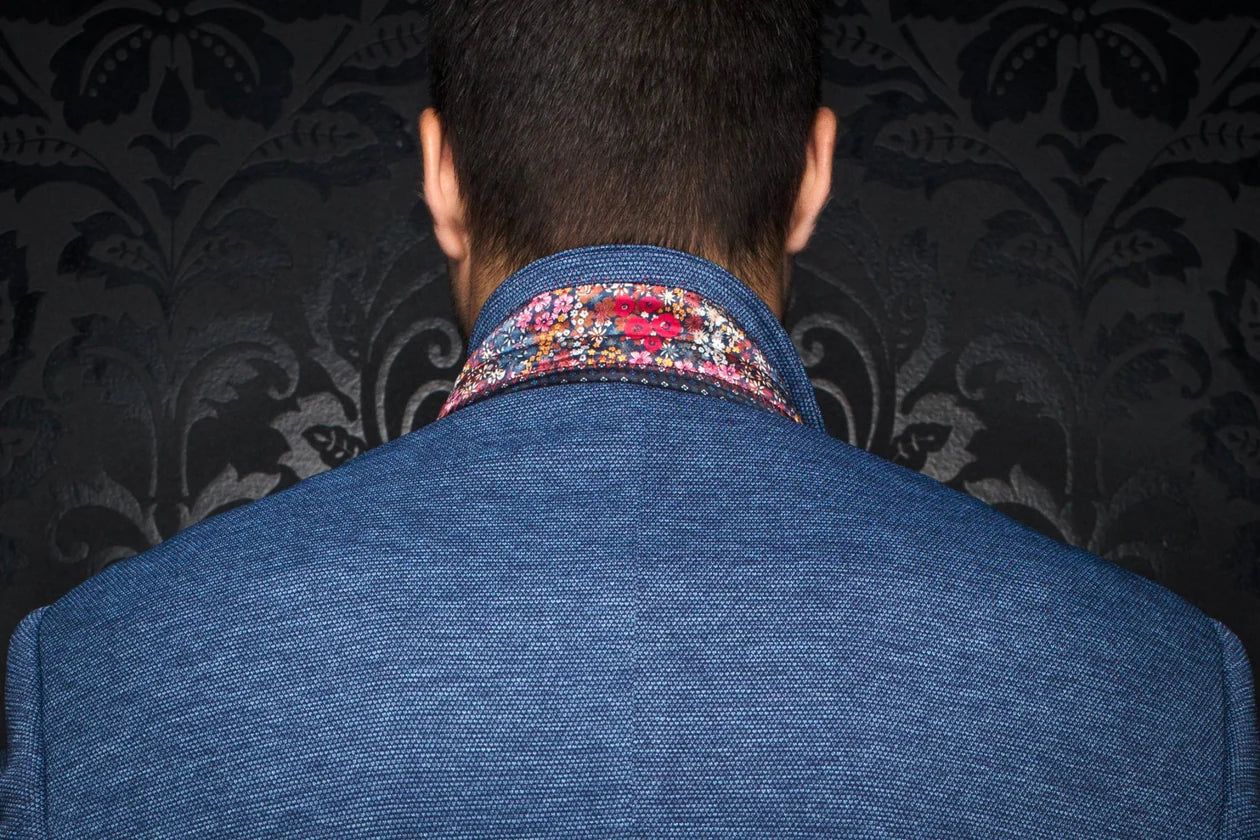 Men Au Noir Blazer Delon Denim - Image 3