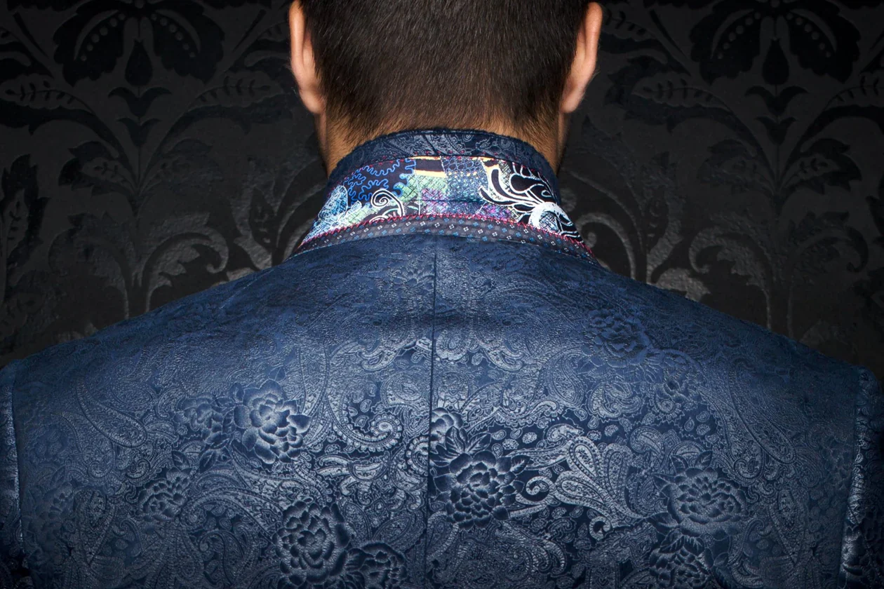 Men Au Noir Blazer Travolta Navy - Image 3