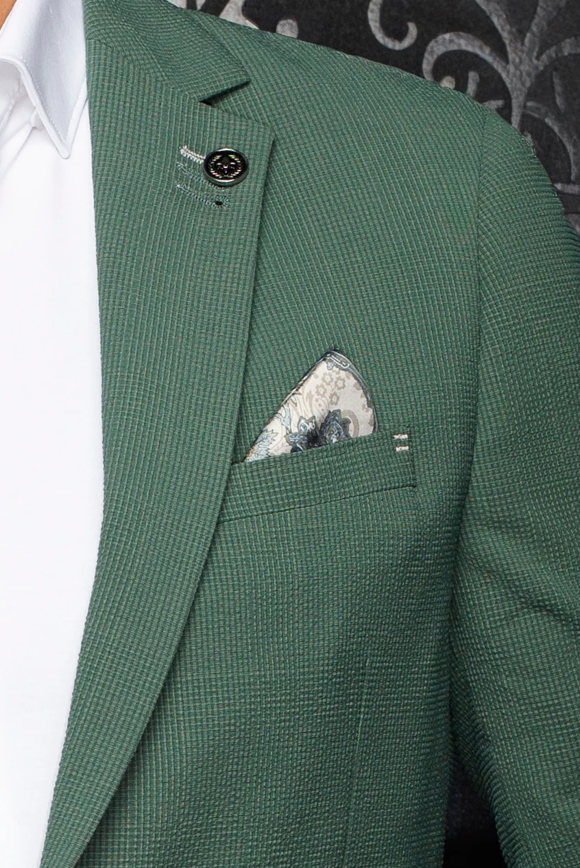 Men Au Noir Blazer Troy Green - Image 3