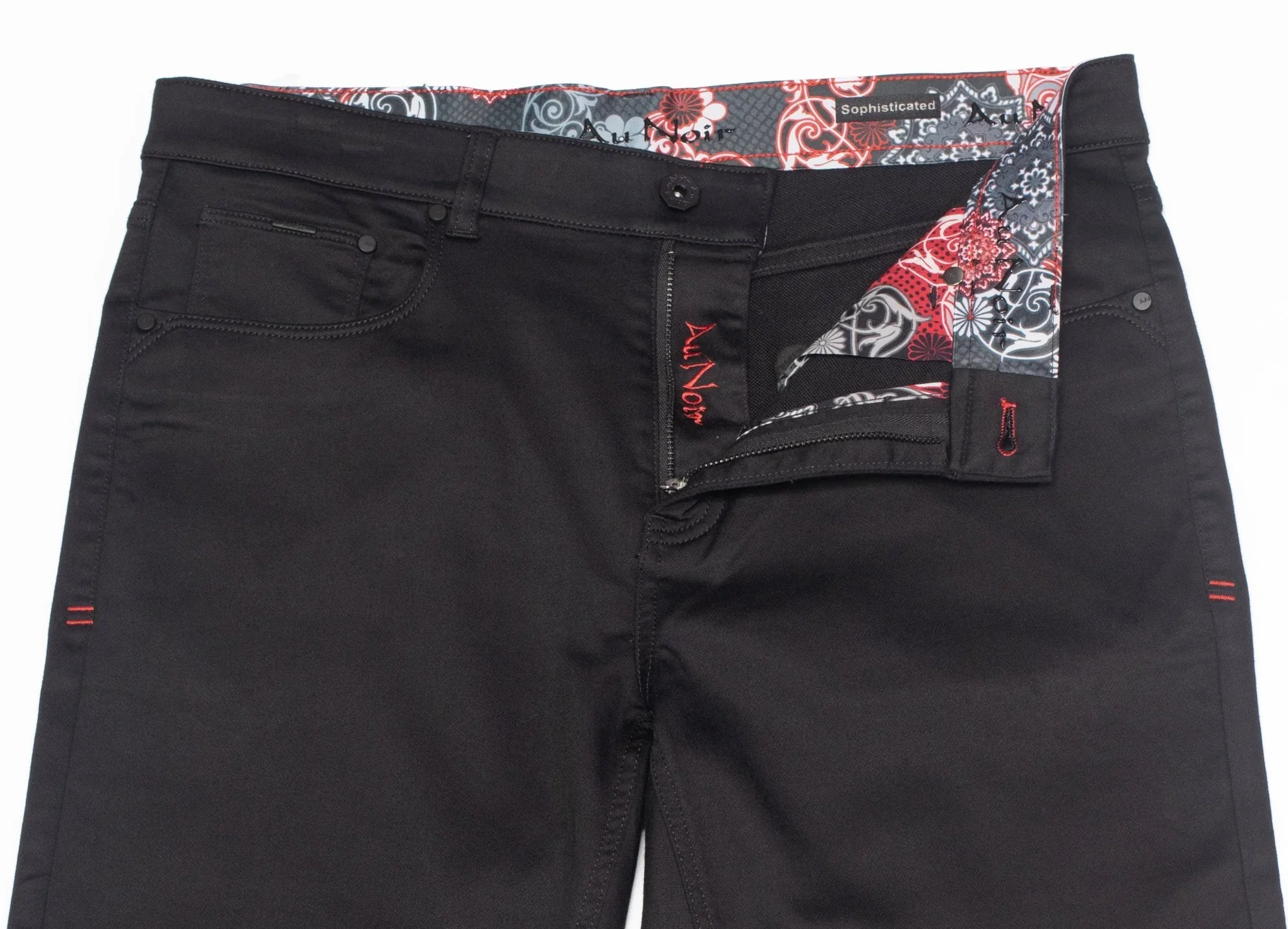 Men Au Noir Jeans Johnny SKC Black - Image 2