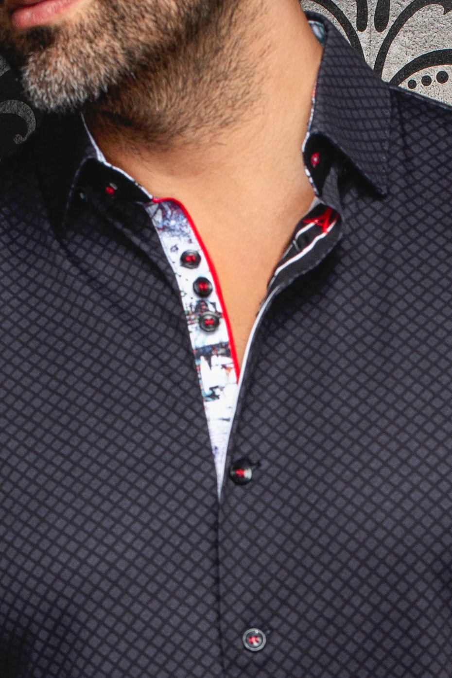 Men Au Noir Knit Shirt Fiero Black - Image 2