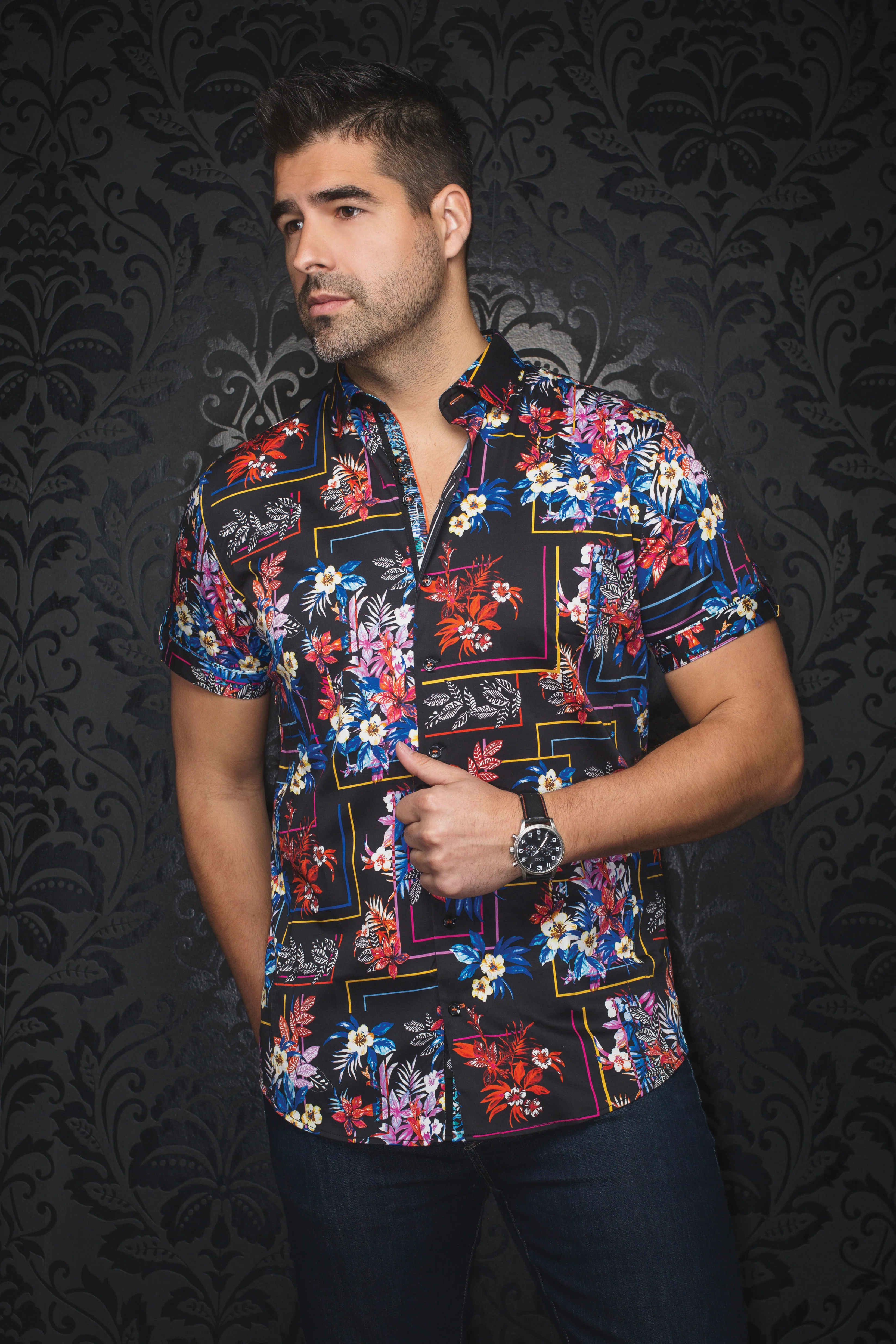 Men Au Noir Shirt Kapolei (SS) Black