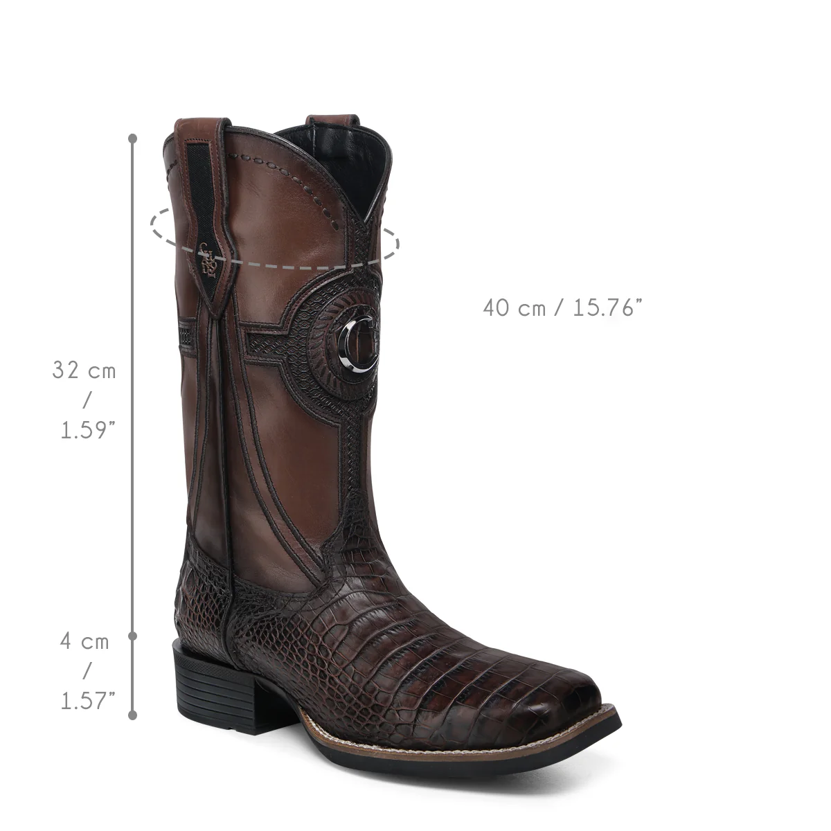 Men Cuadra Alligator Boot CC202-L - Image 7