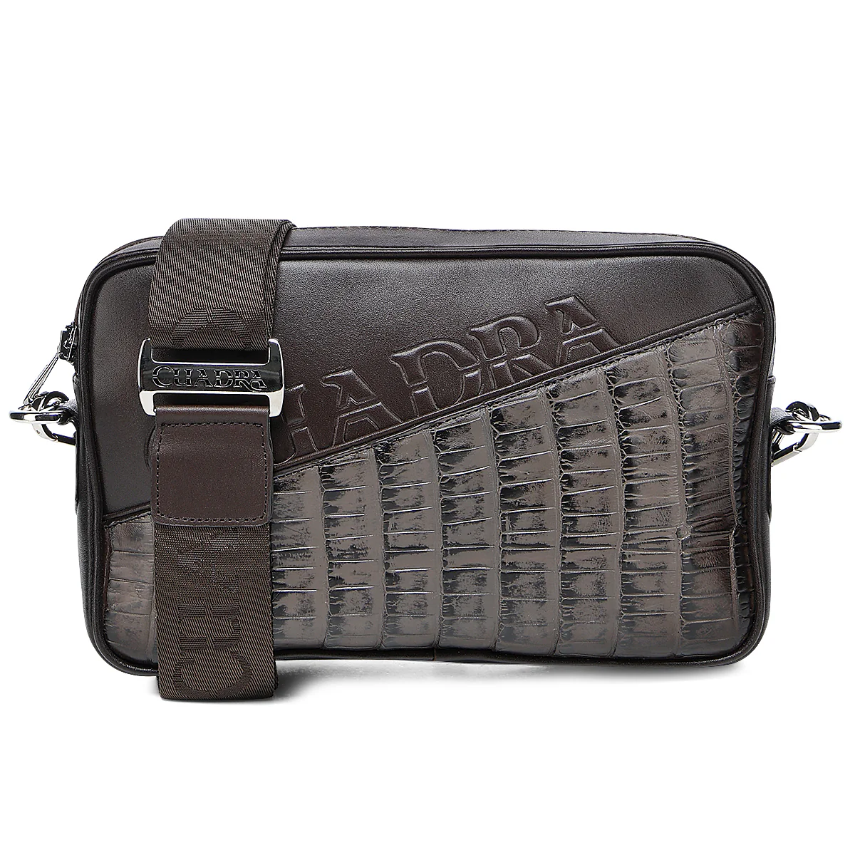 Men Cuadra Alligator Zipper Bag DU729