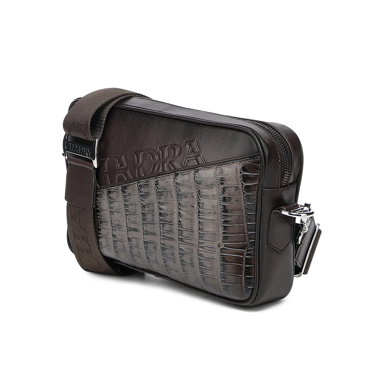 Men Cuadra Alligator Zipper Bag DU729 - Image 2