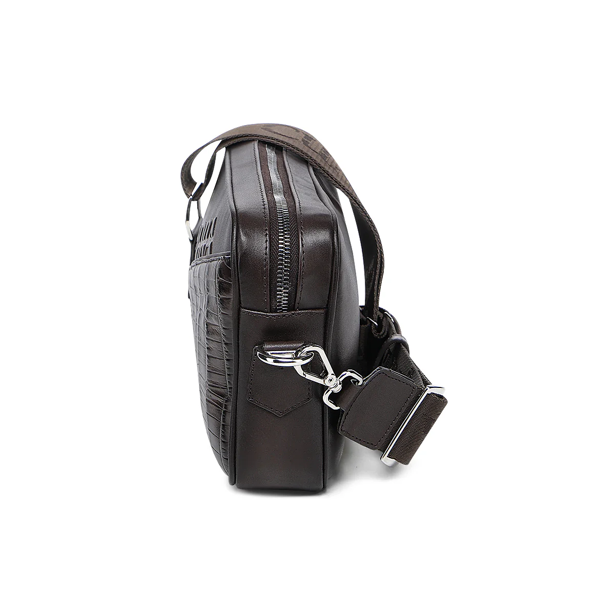 Men Cuadra Alligator Zipper Bag DU729 - Image 3