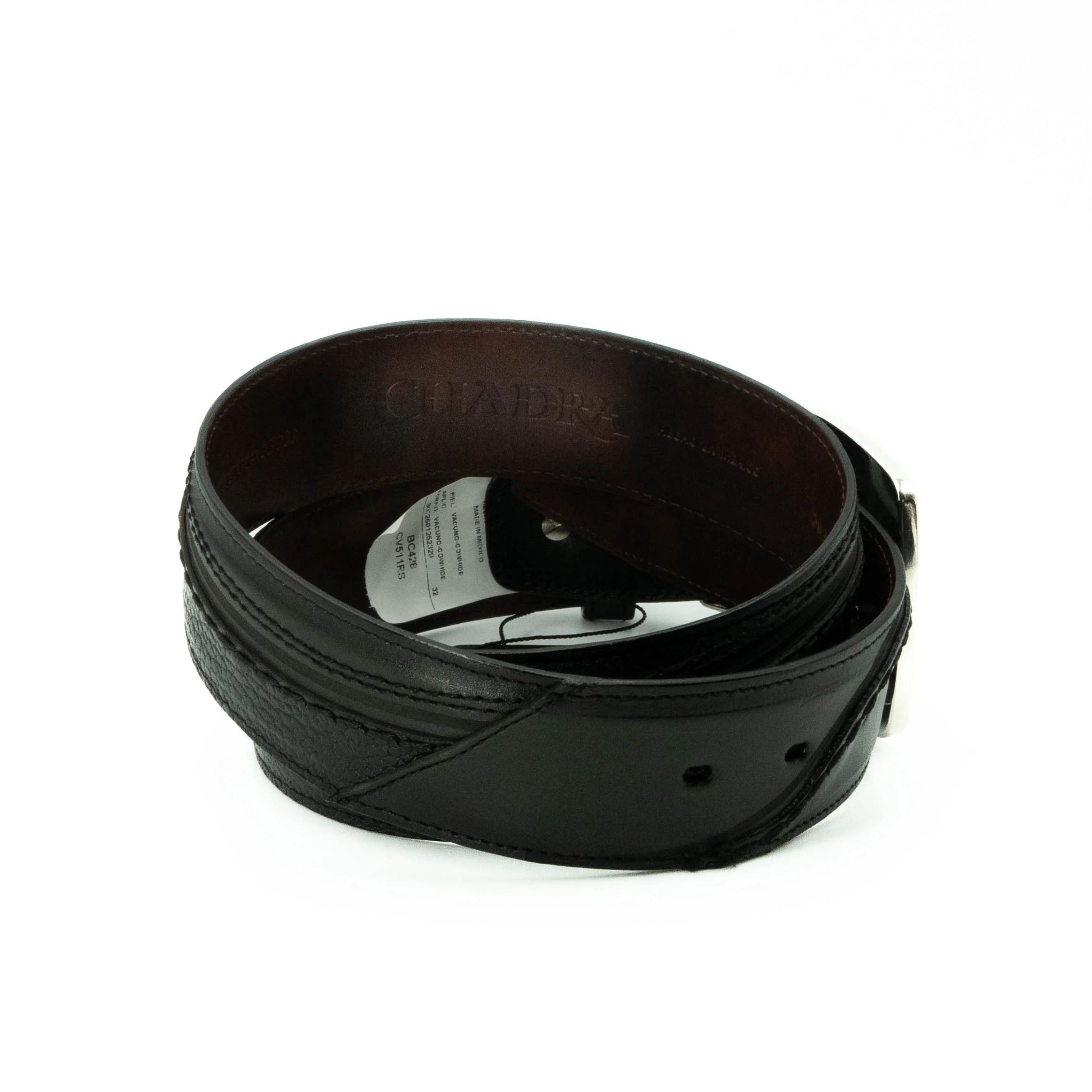 Men Cuadra Cowhide Belt BC428 - Image 3