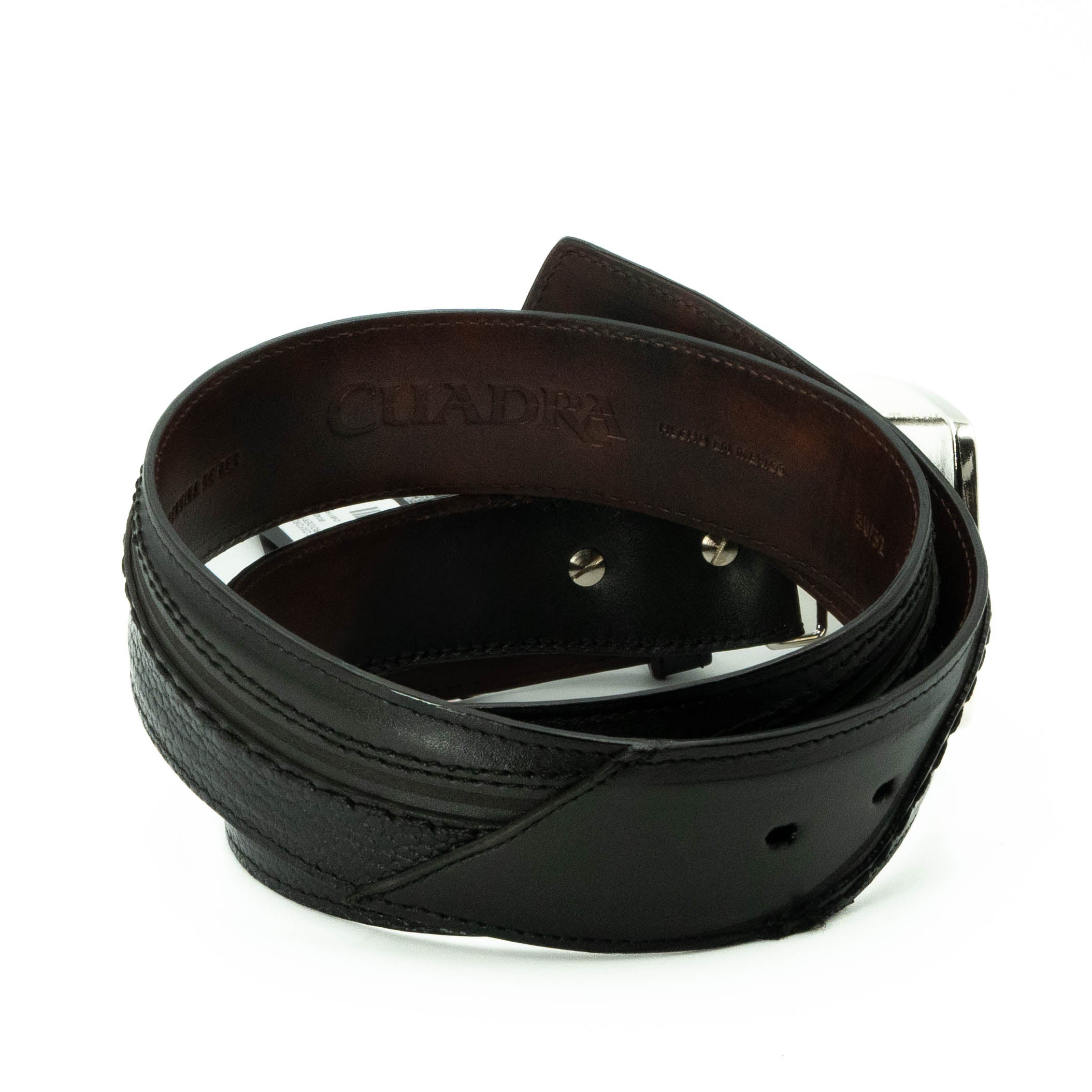 Men Cuadra Cowhide Belt BC428 - Image 4