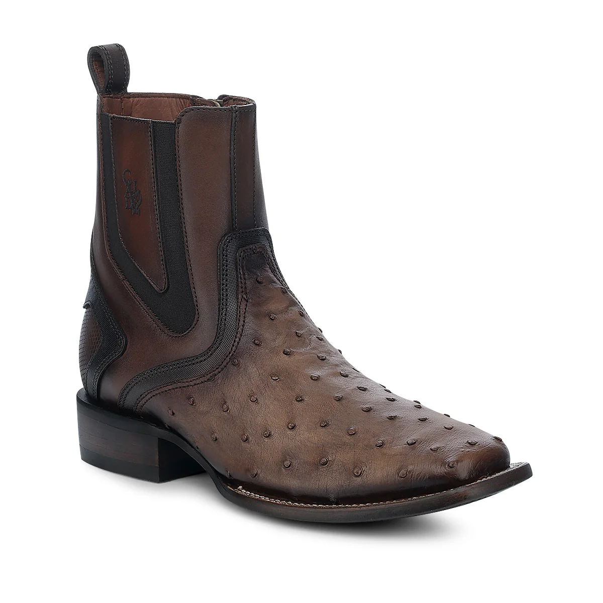 Men Cuadra Ostrich Ankle Boot CU889 - Image 2