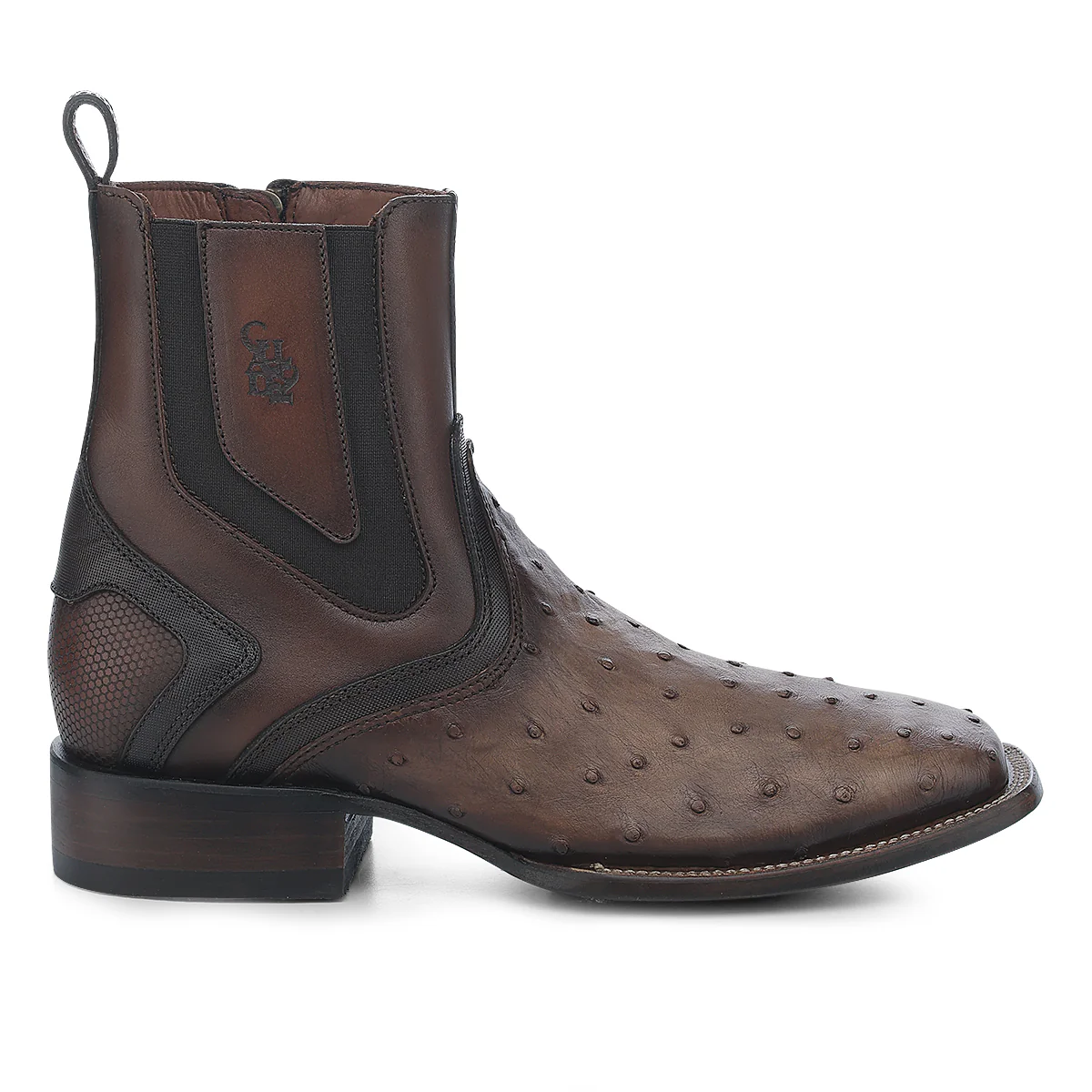 Men Cuadra Ostrich Ankle Boot CU889 - Image 3